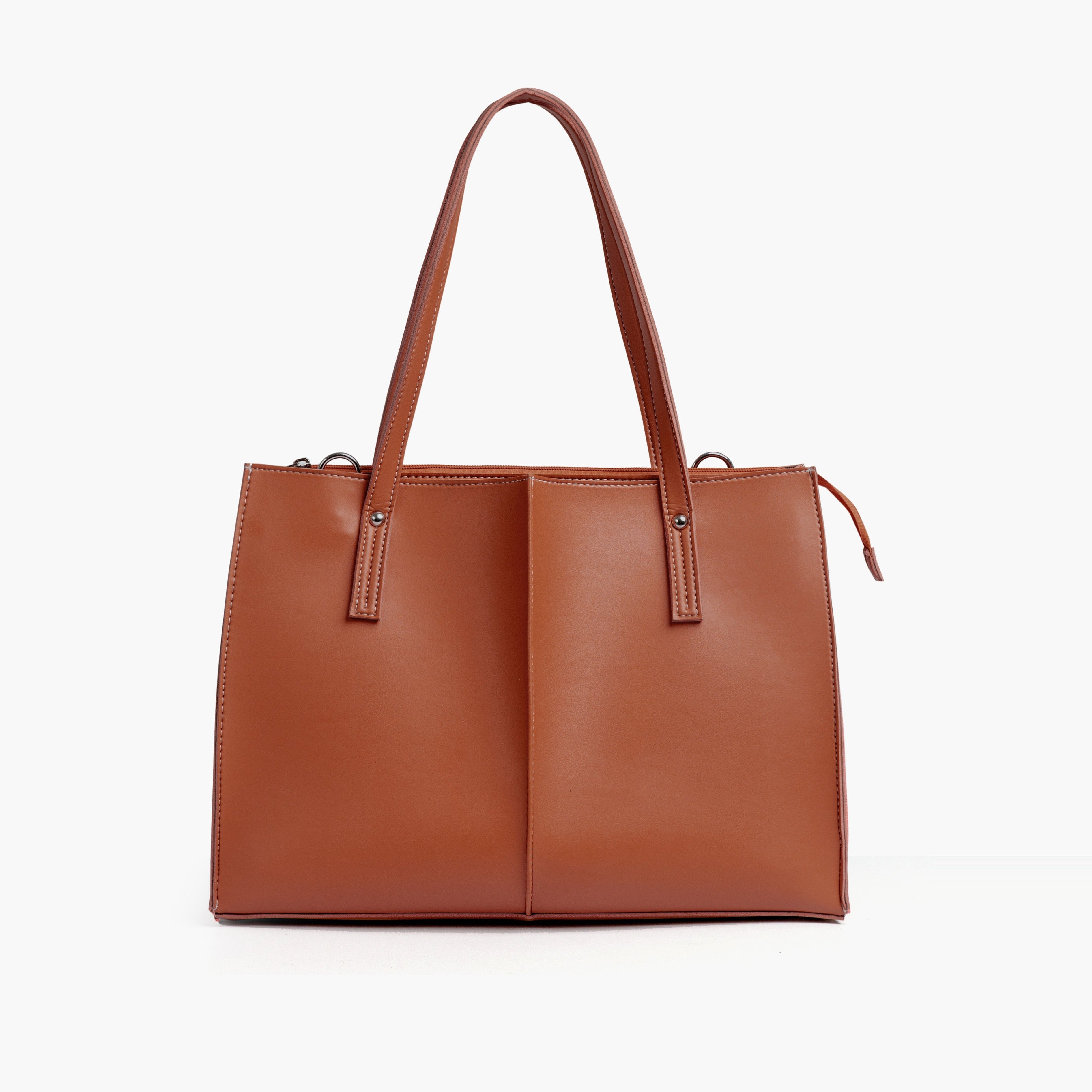 Rust work tote bag