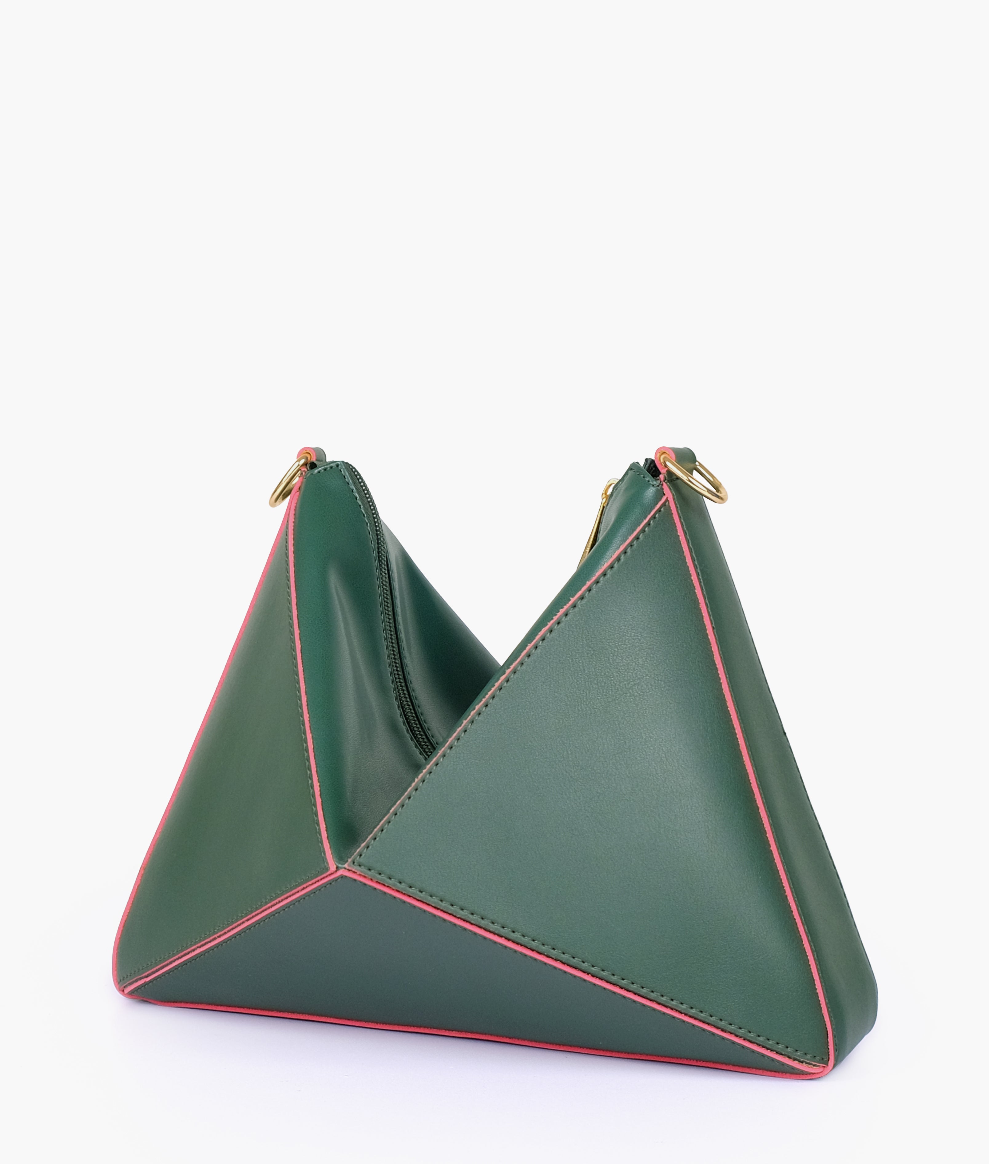 Army green triangle flex bag