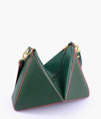 Army green triangle flex bag