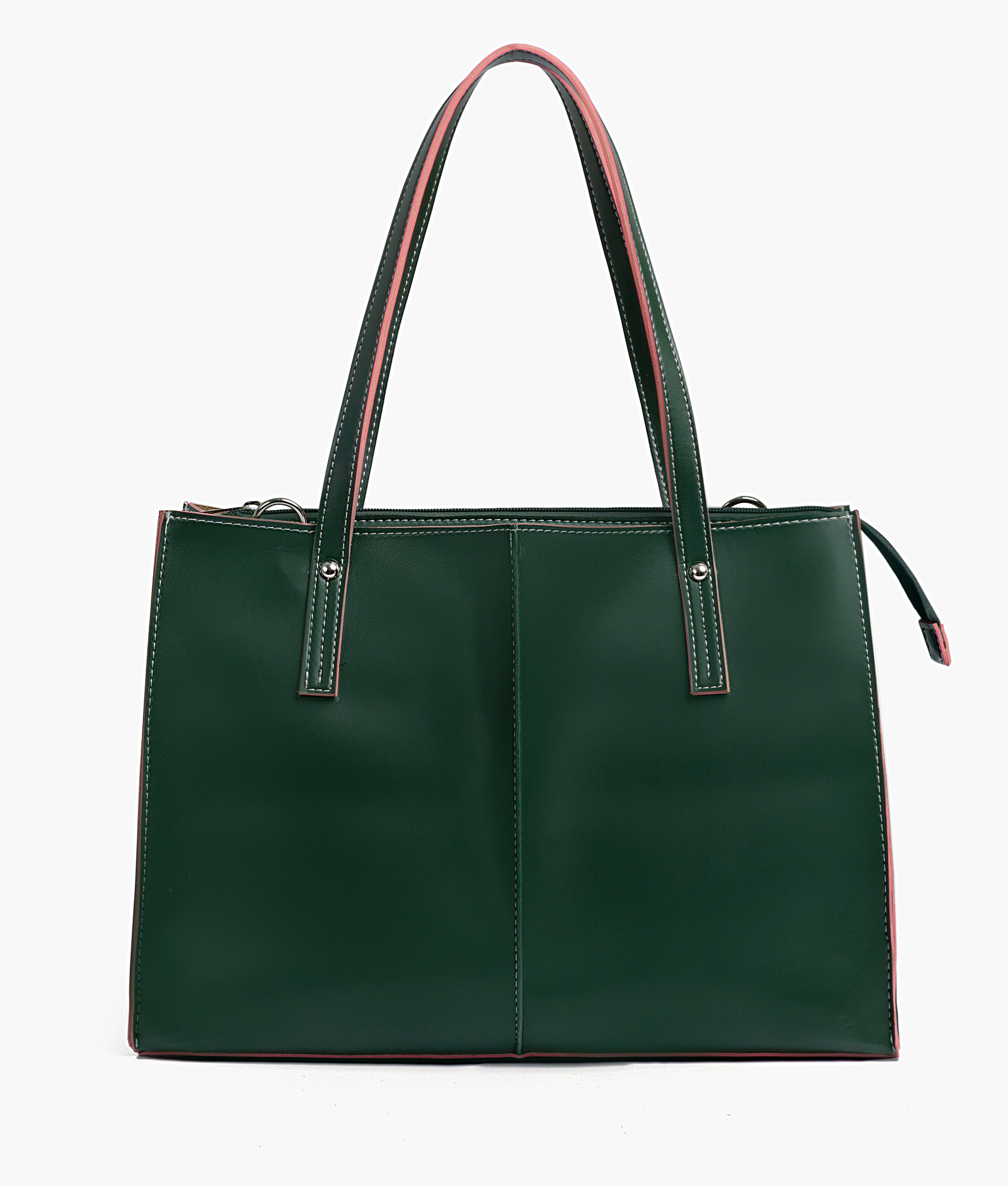 Army green work tote bag