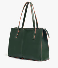 Army green work tote bag