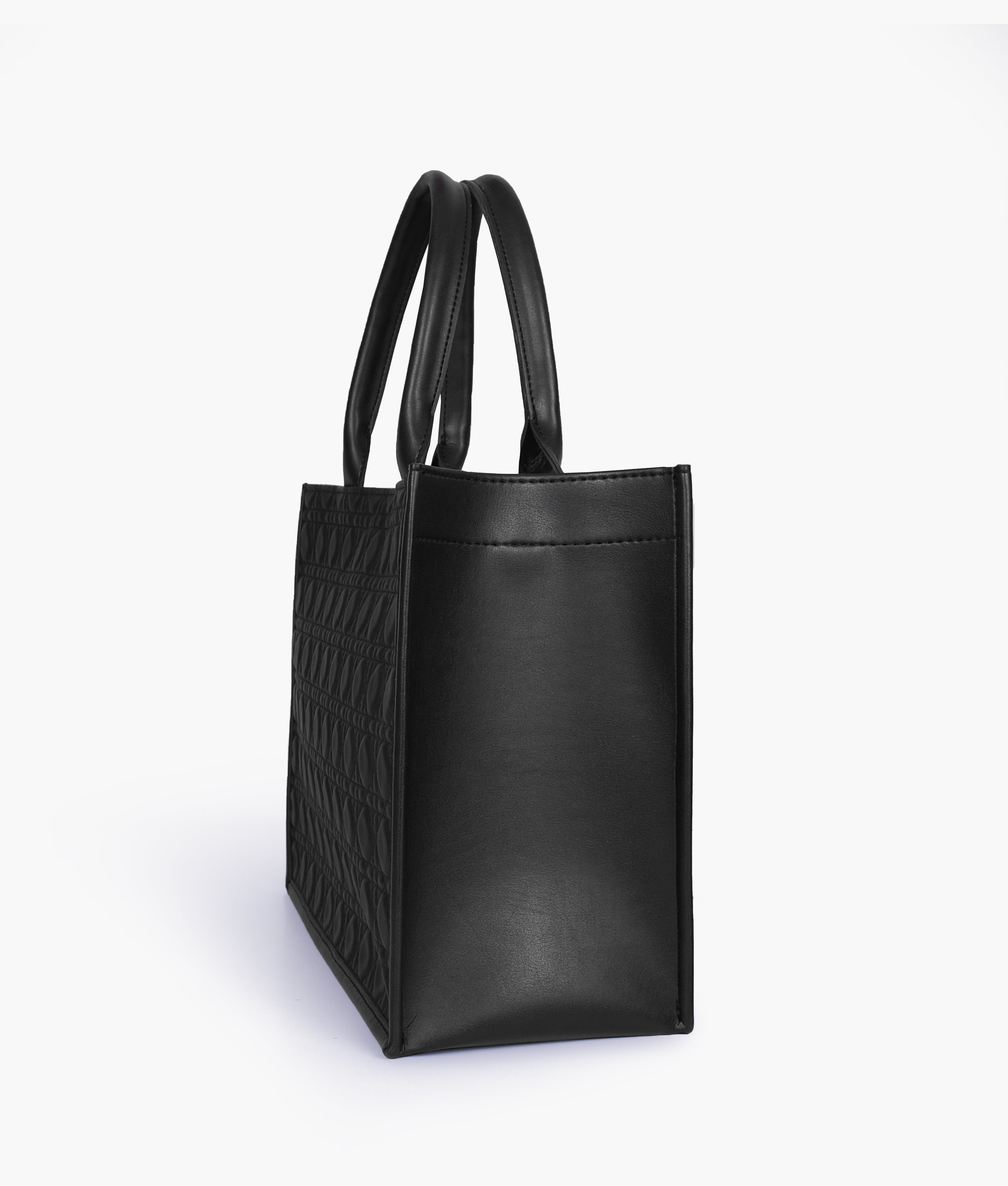 Black box tote bag