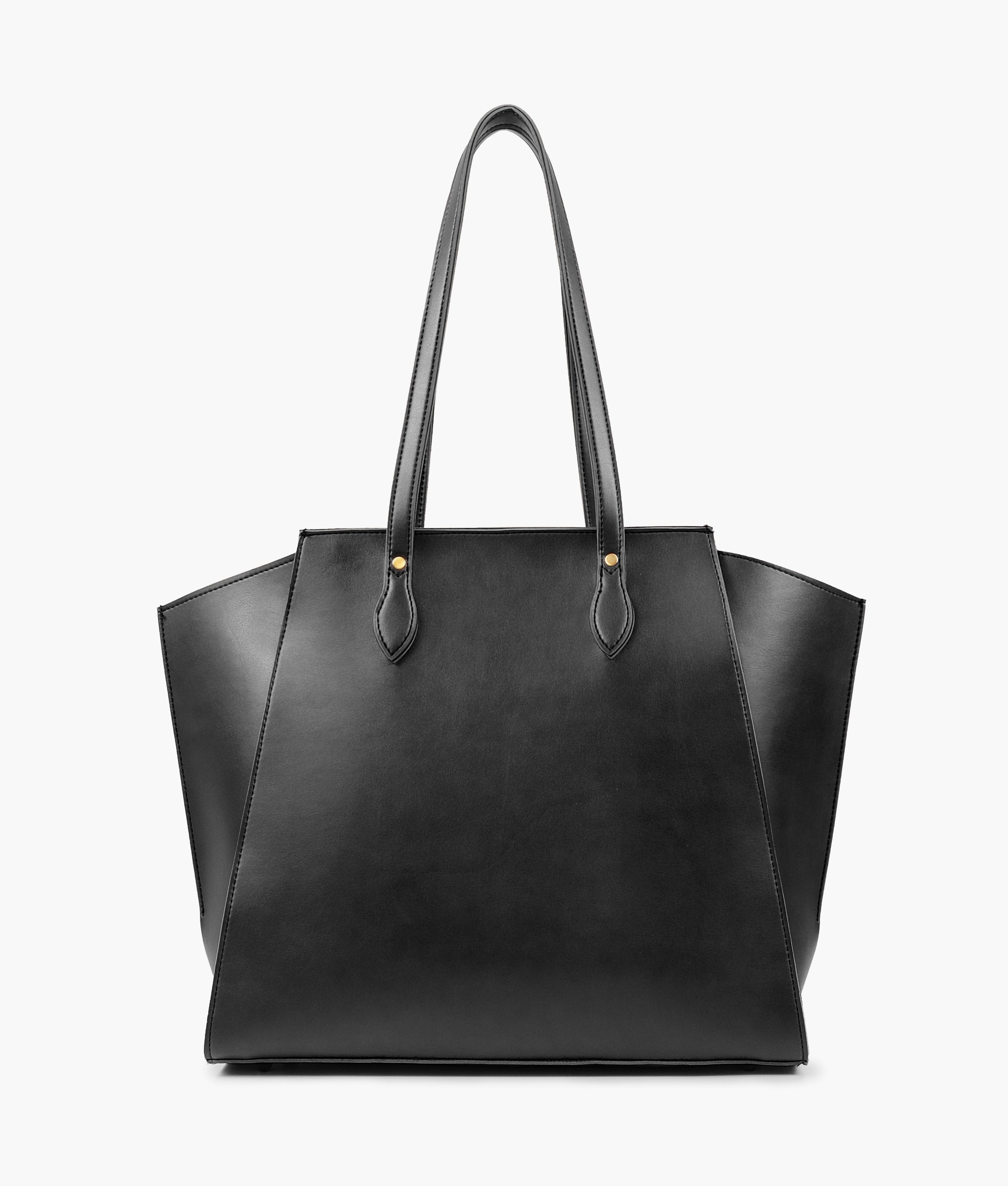 Black classic tote bag