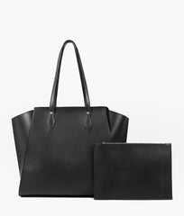 Black classic tote bag