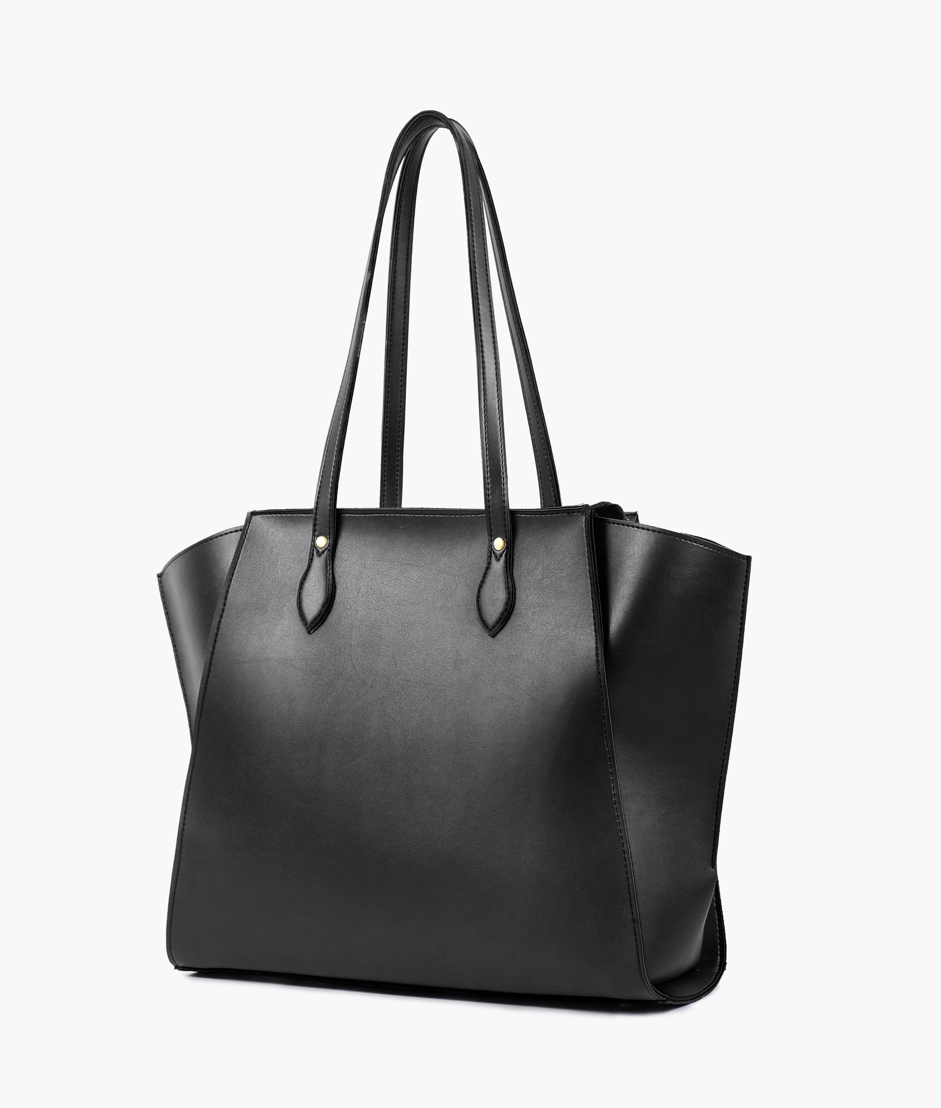 Black classic tote bag – RTW Creation