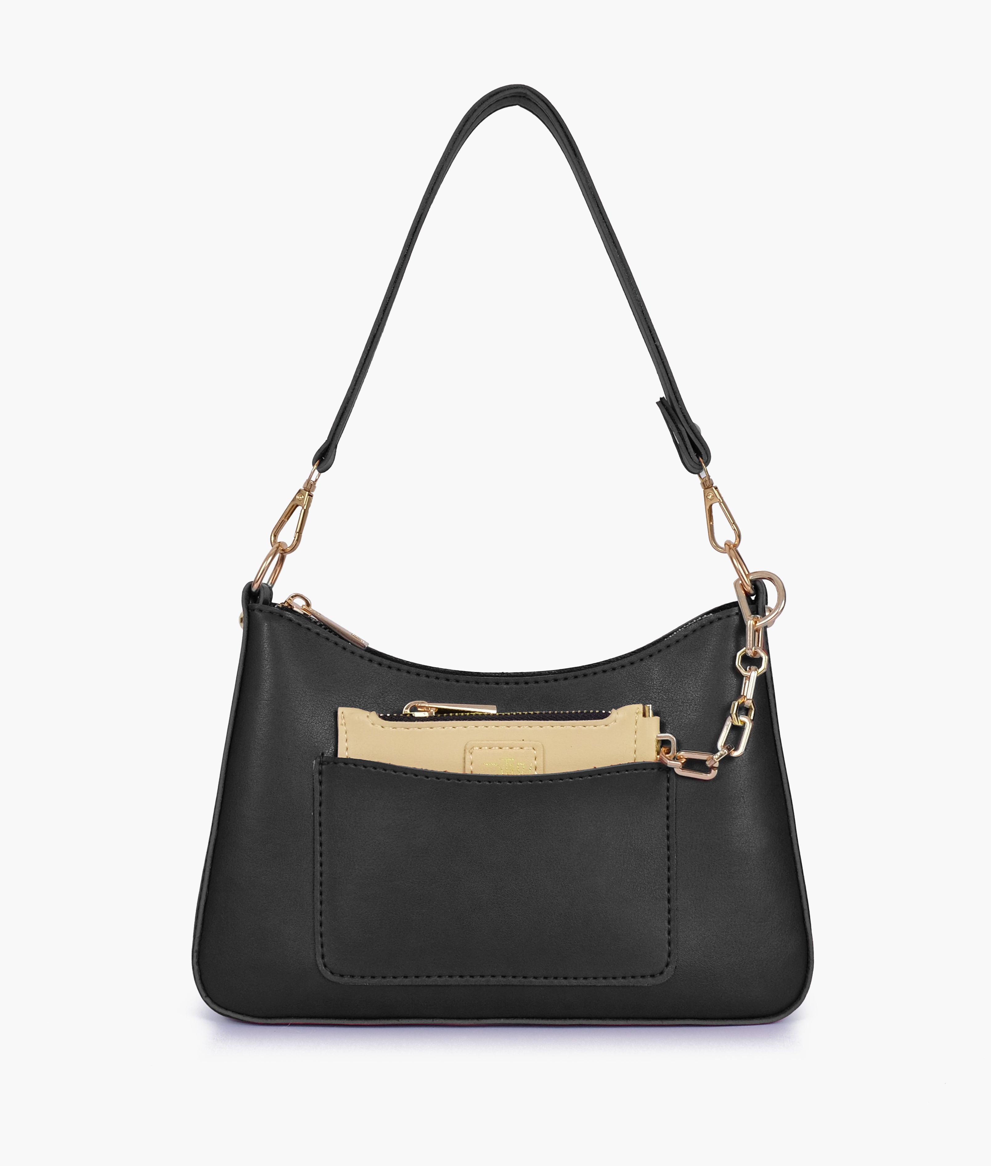 Black hobo evening bag