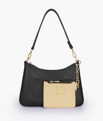 Black hobo evening bag