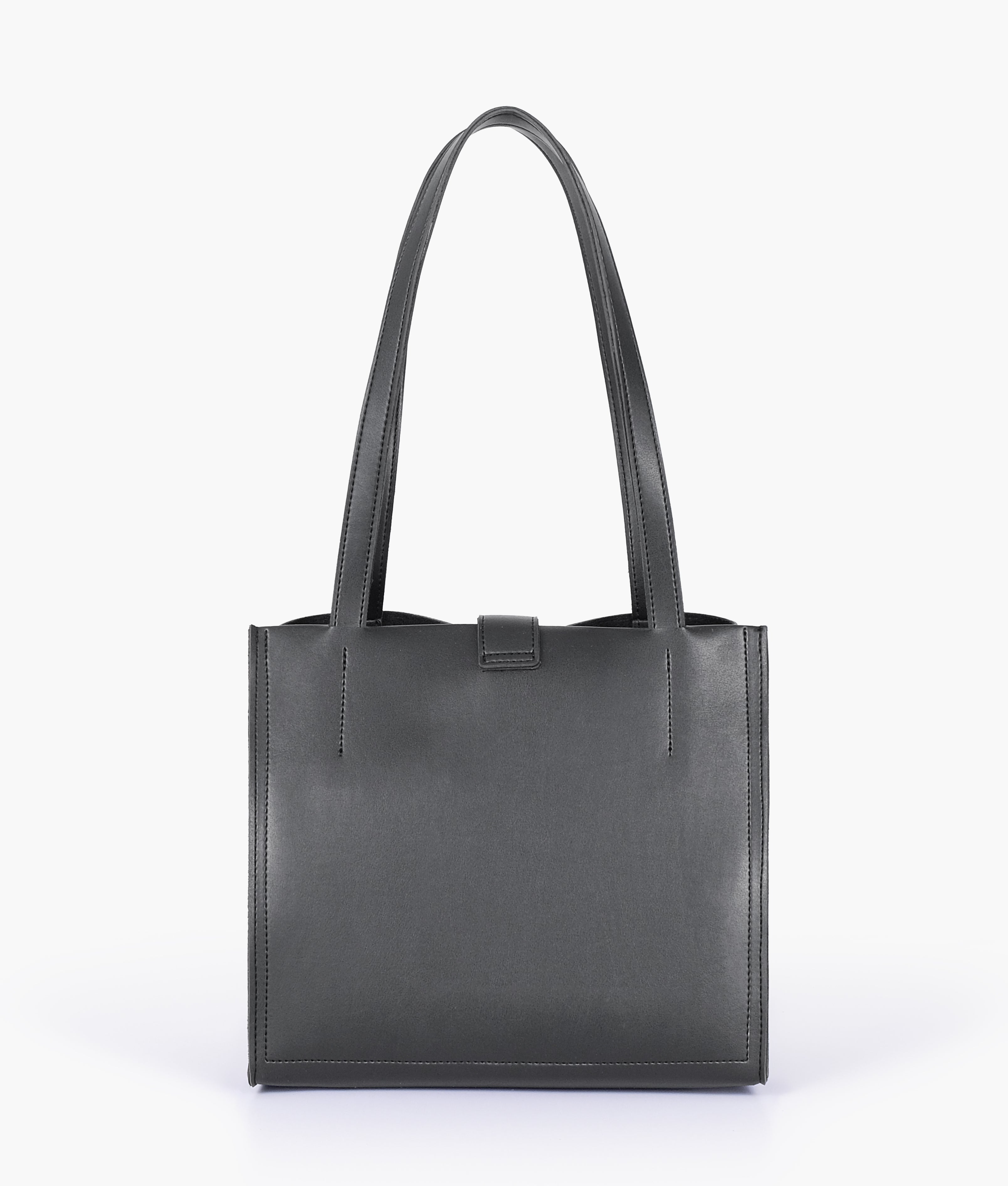 Black mini tote bag