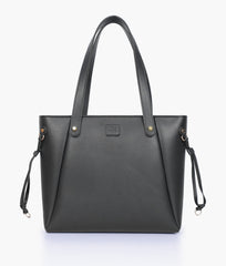 Black minimalist tote