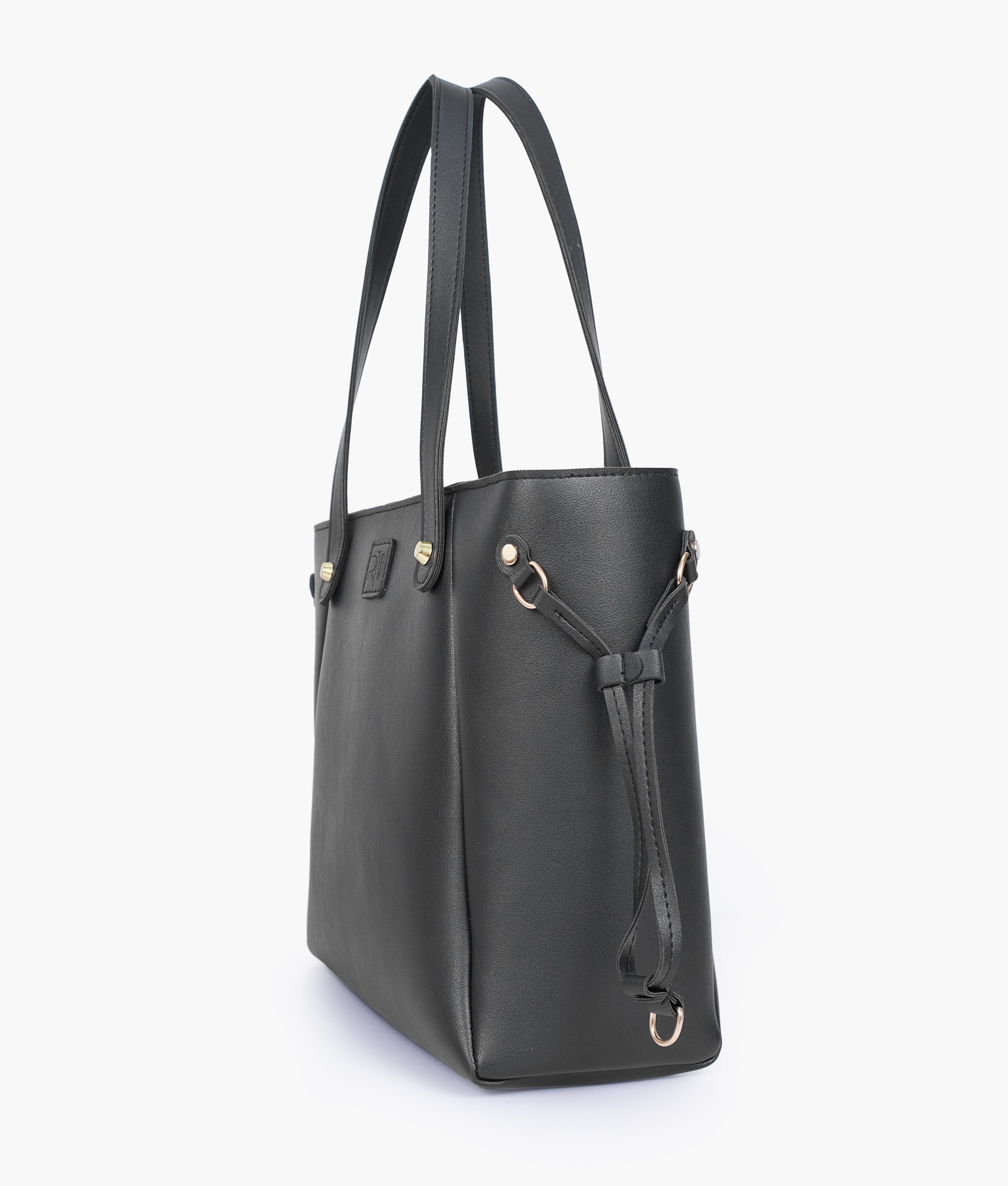 Black minimalist tote