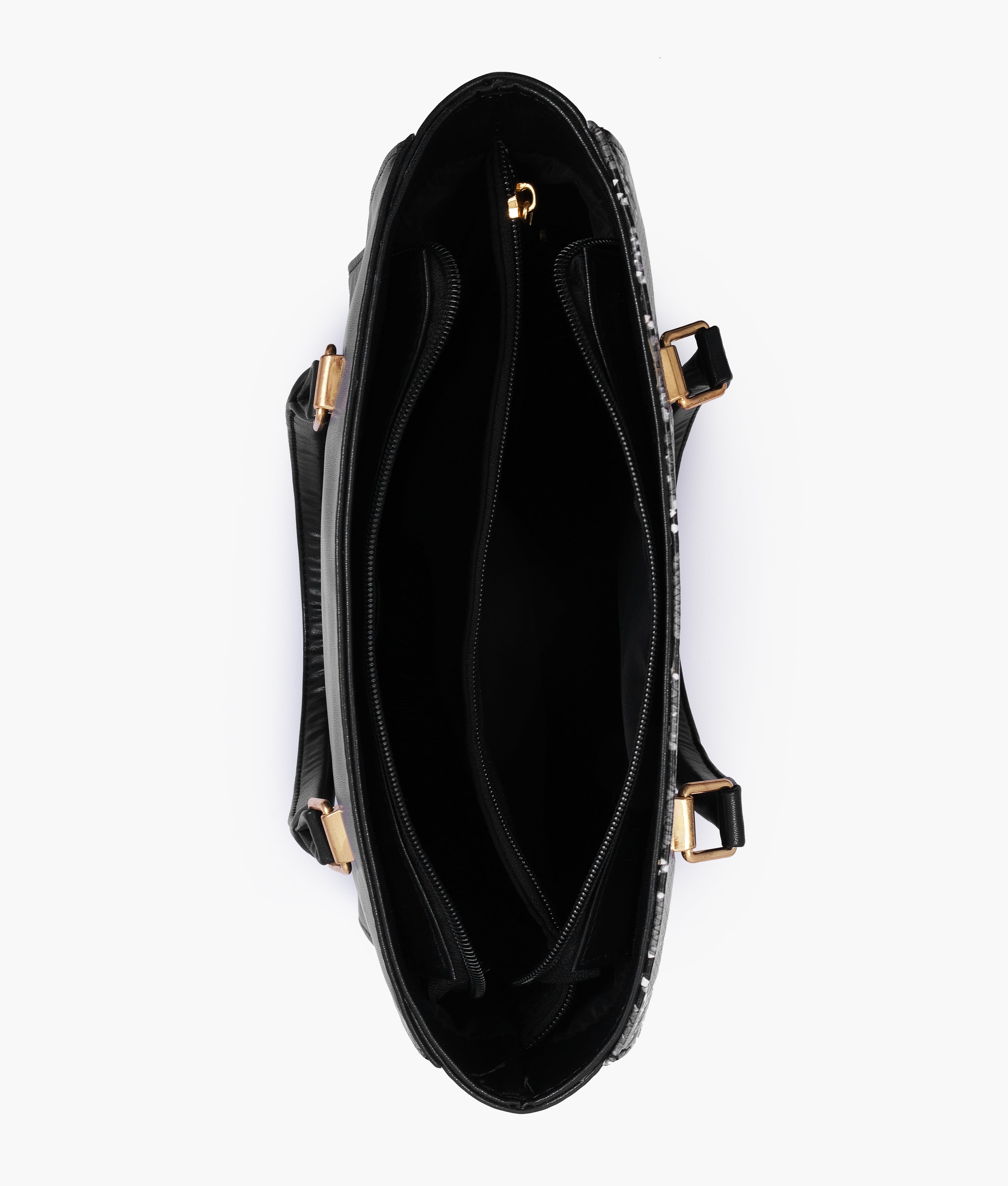 Black snake handbag