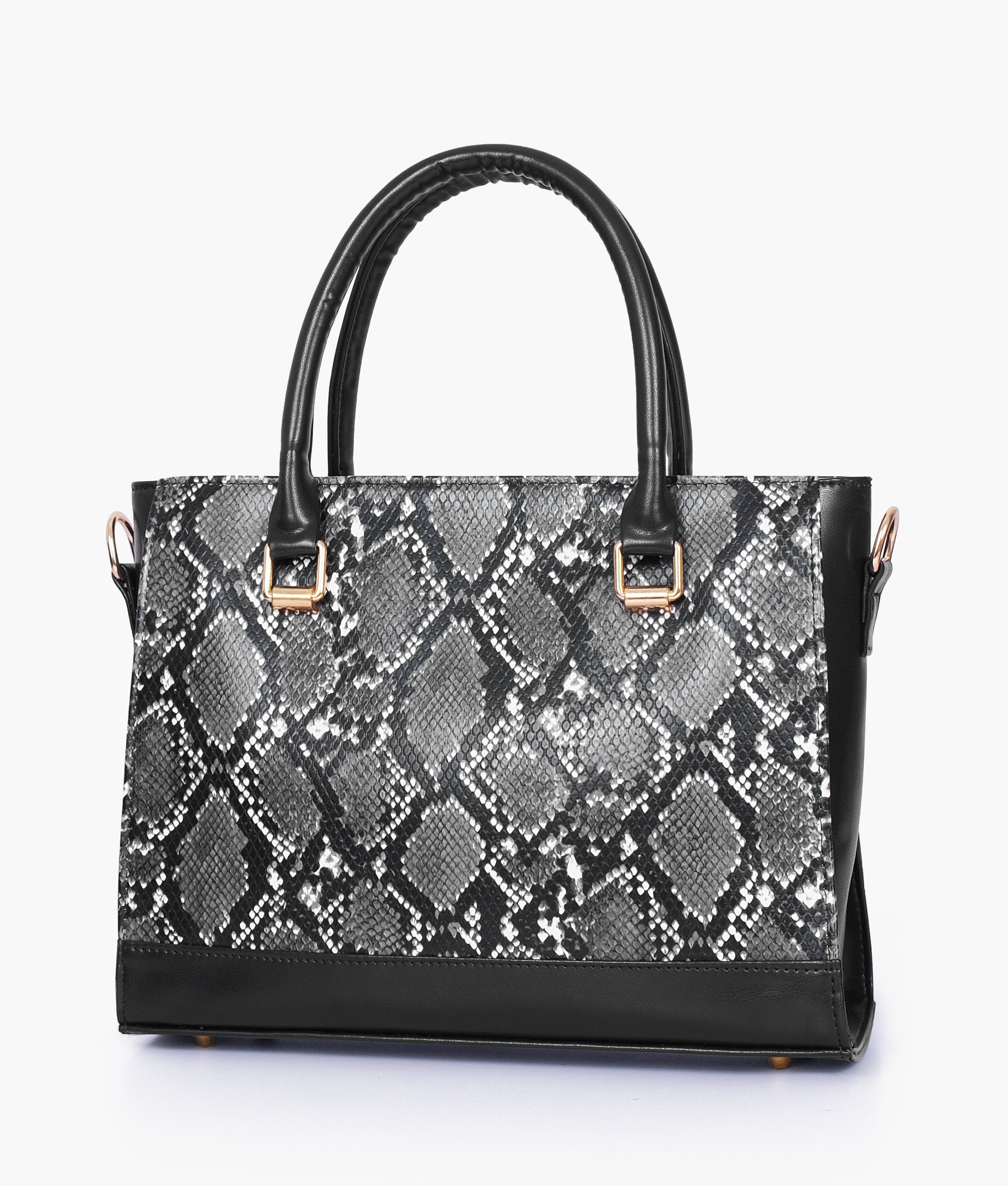 Black snake handbag