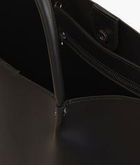 Black tote bag