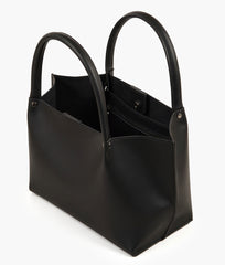 Black tote bag