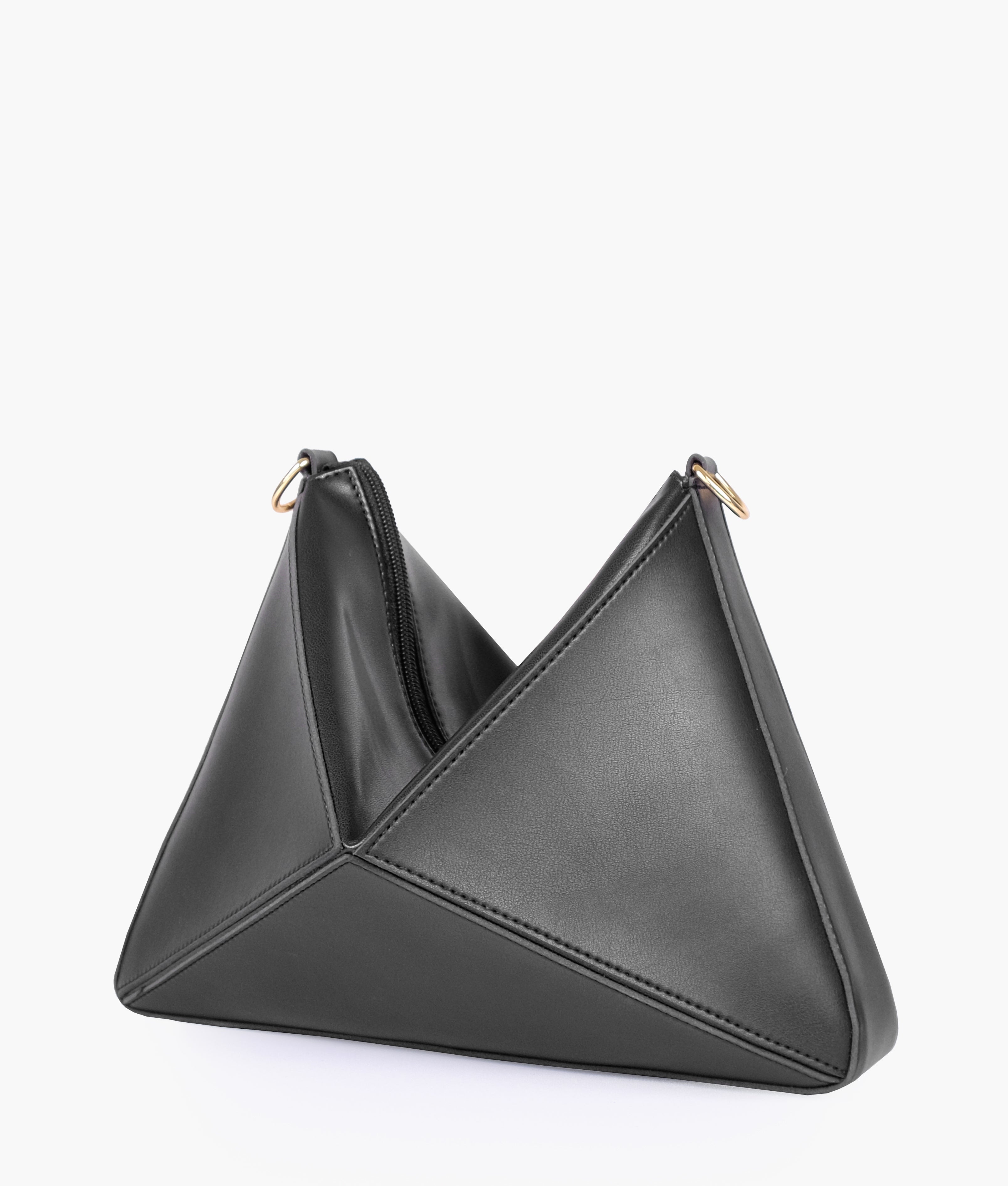 Black triangle flex bag