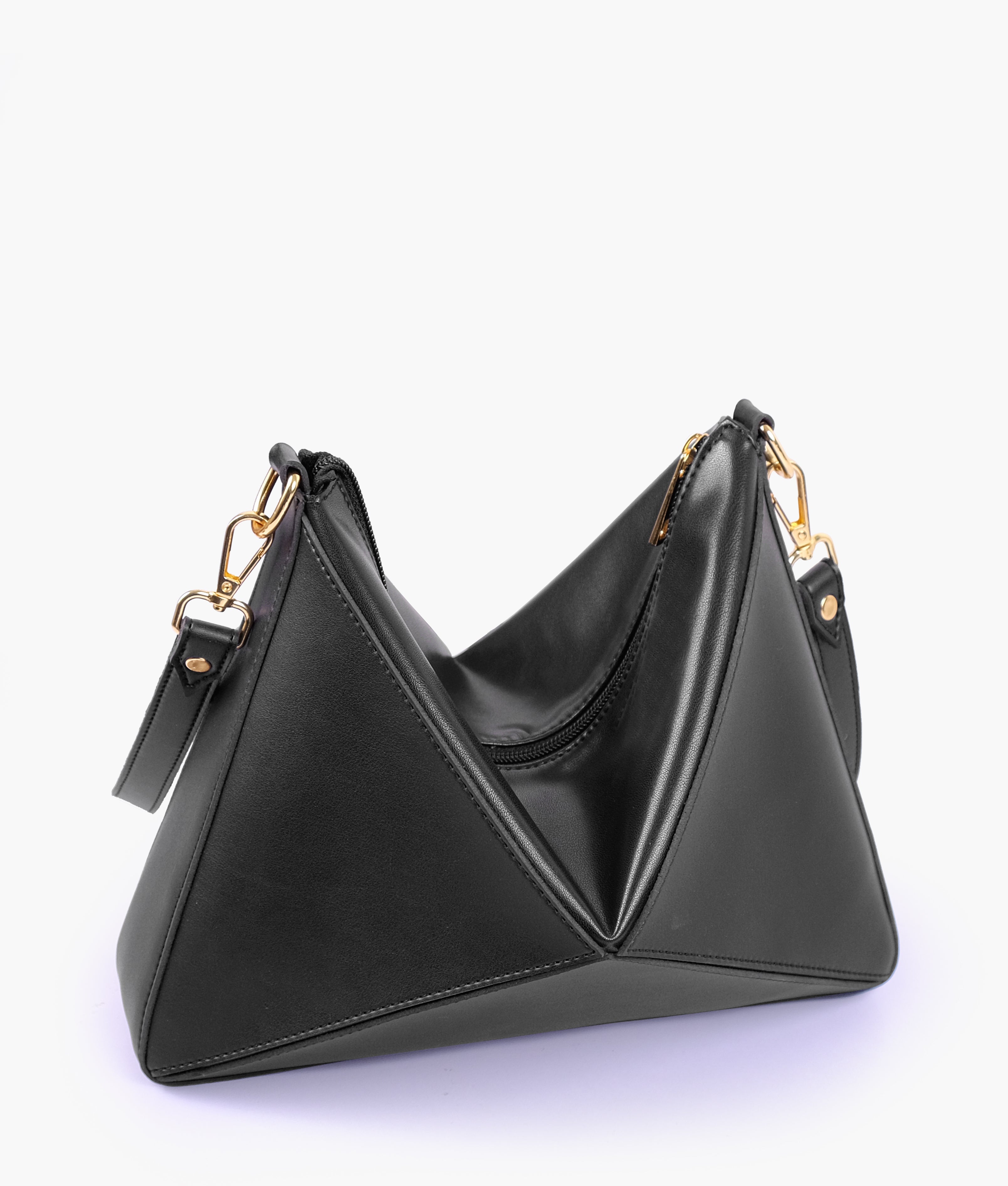 Black triangle flex bag