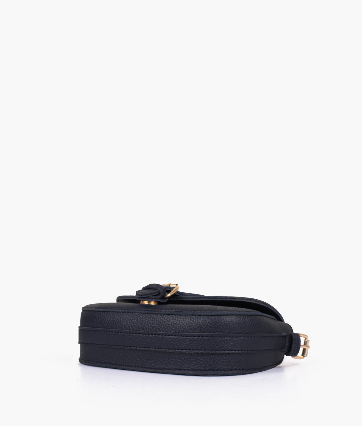 Base of Blue east-west shoulder bag