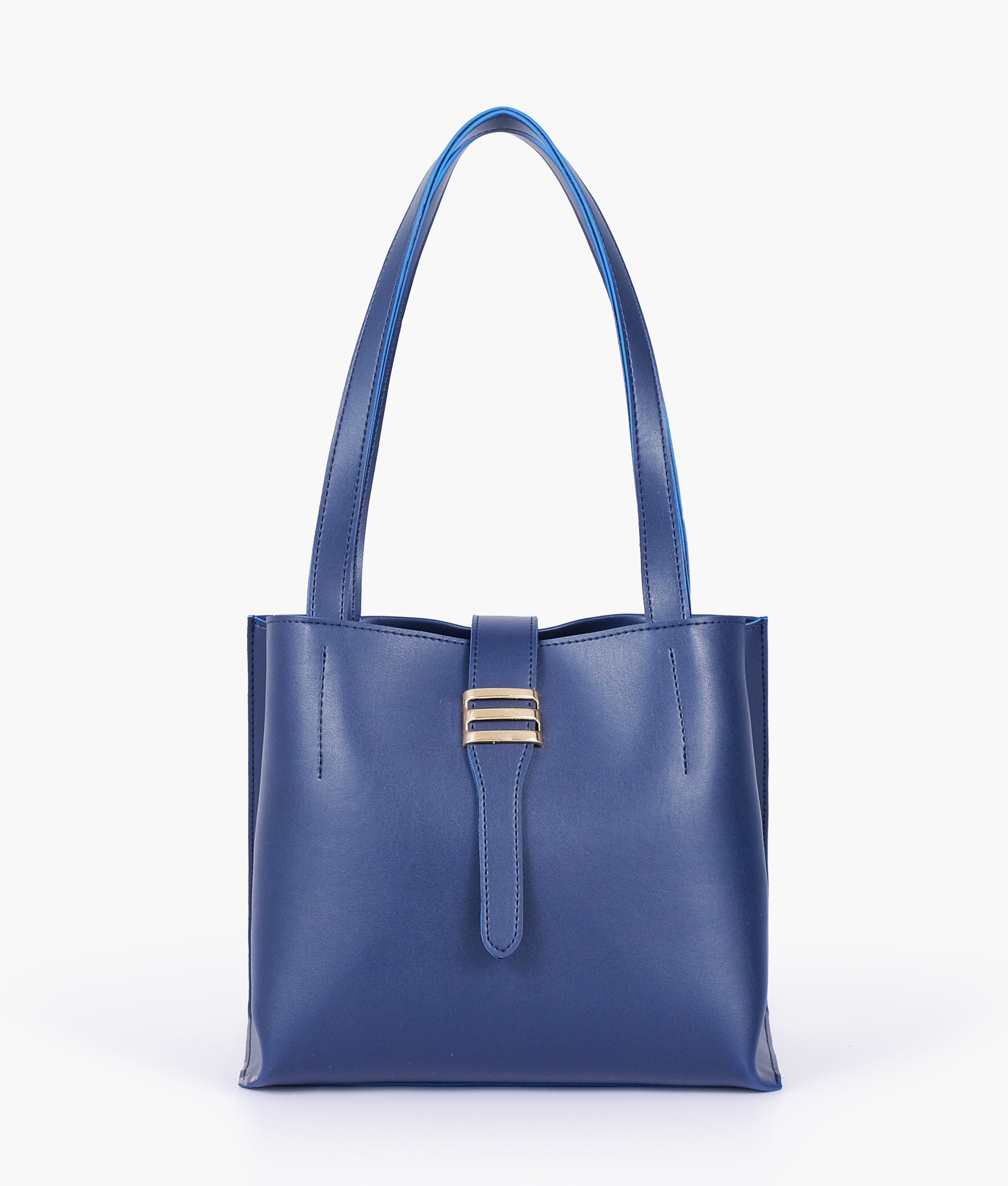 Blue mini tote bag