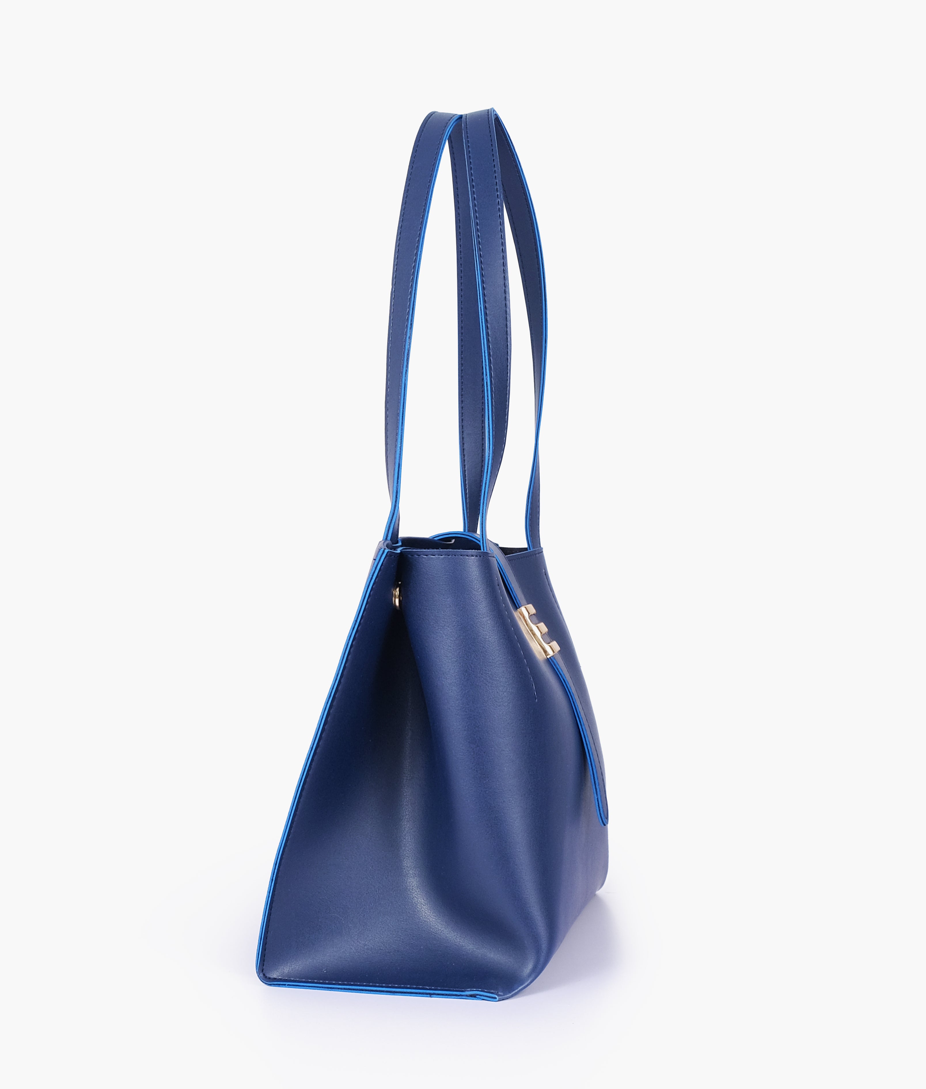 Blue mini tote bag