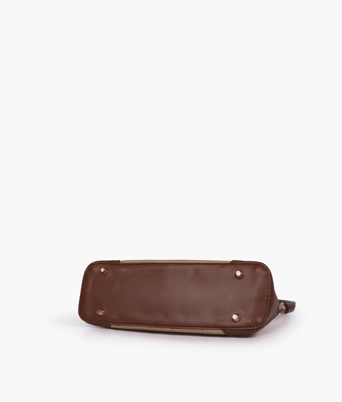 Base of Brown baguette shoulder bag