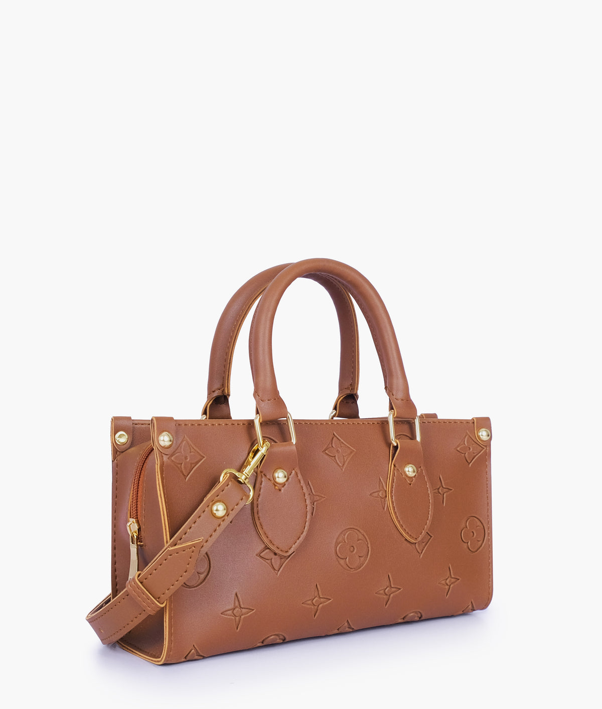 Brown on-the-go mini bag