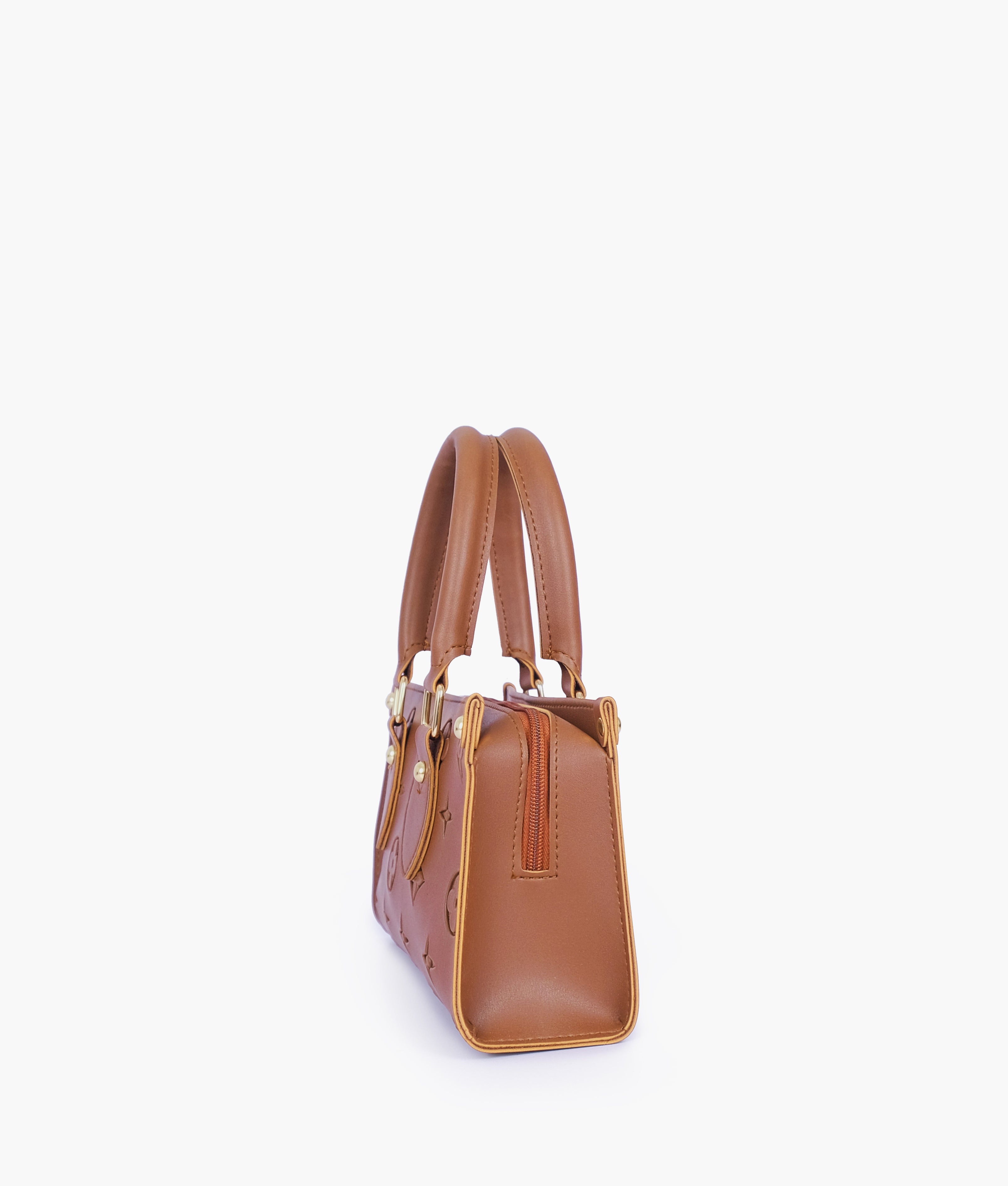 Brown on-the-go mini bag