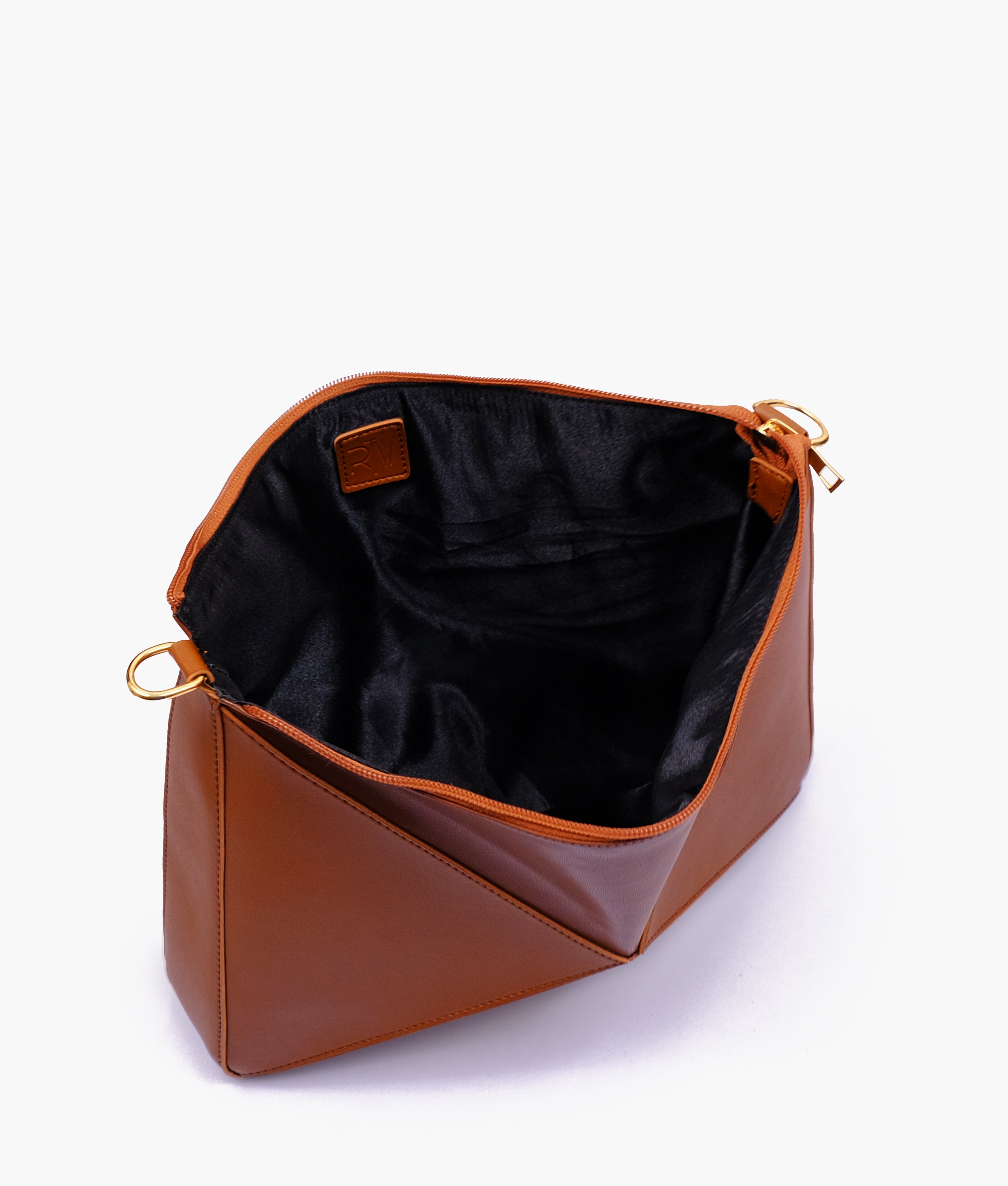 Brown triangle flex bag