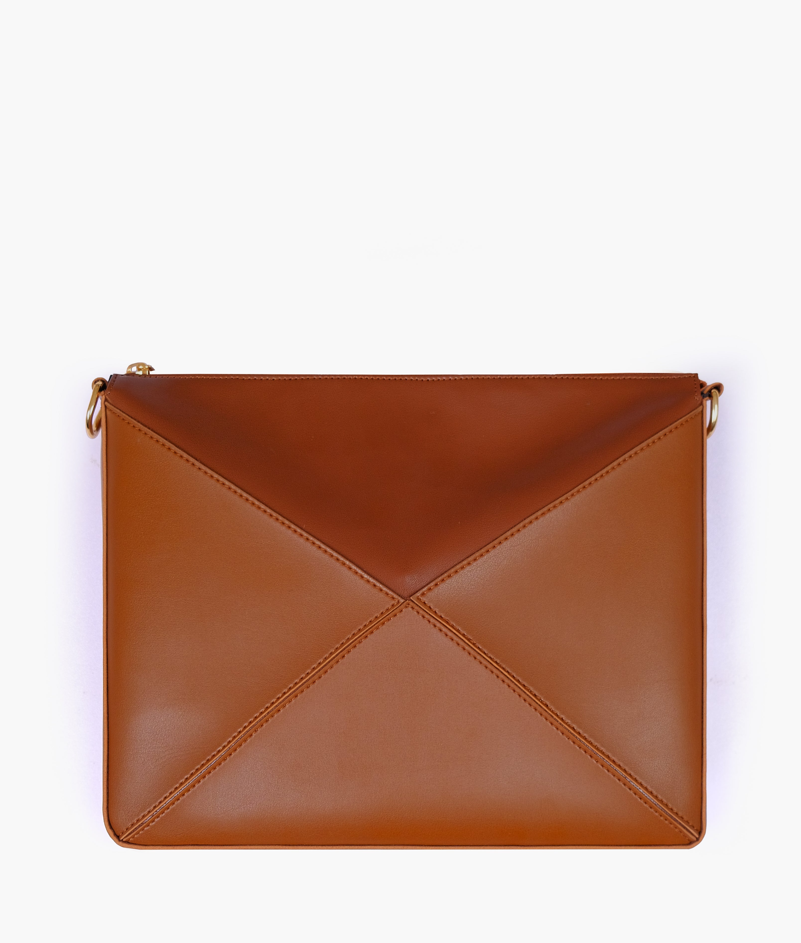 Brown triangle flex bag