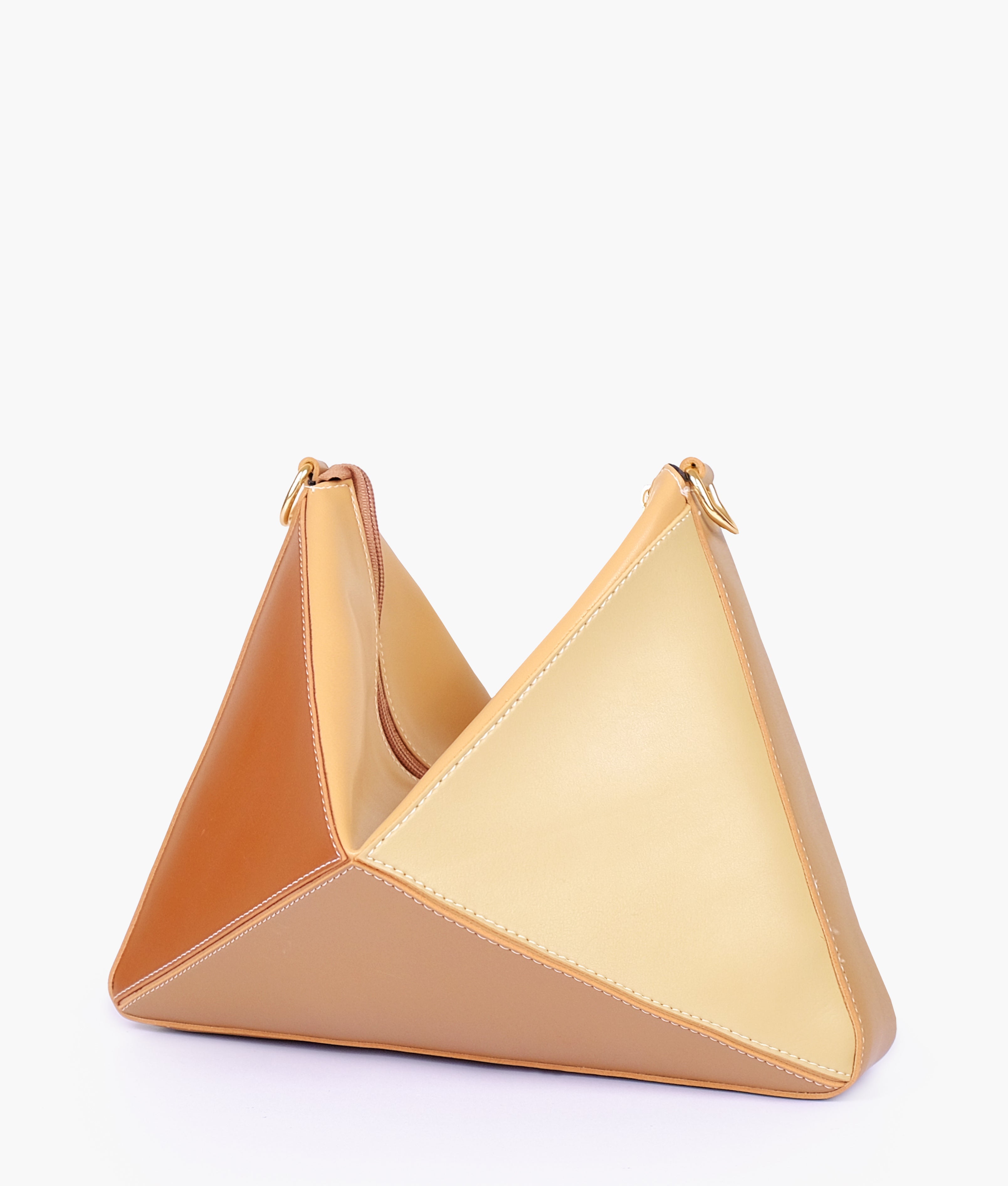 Caramel triangle flex bag