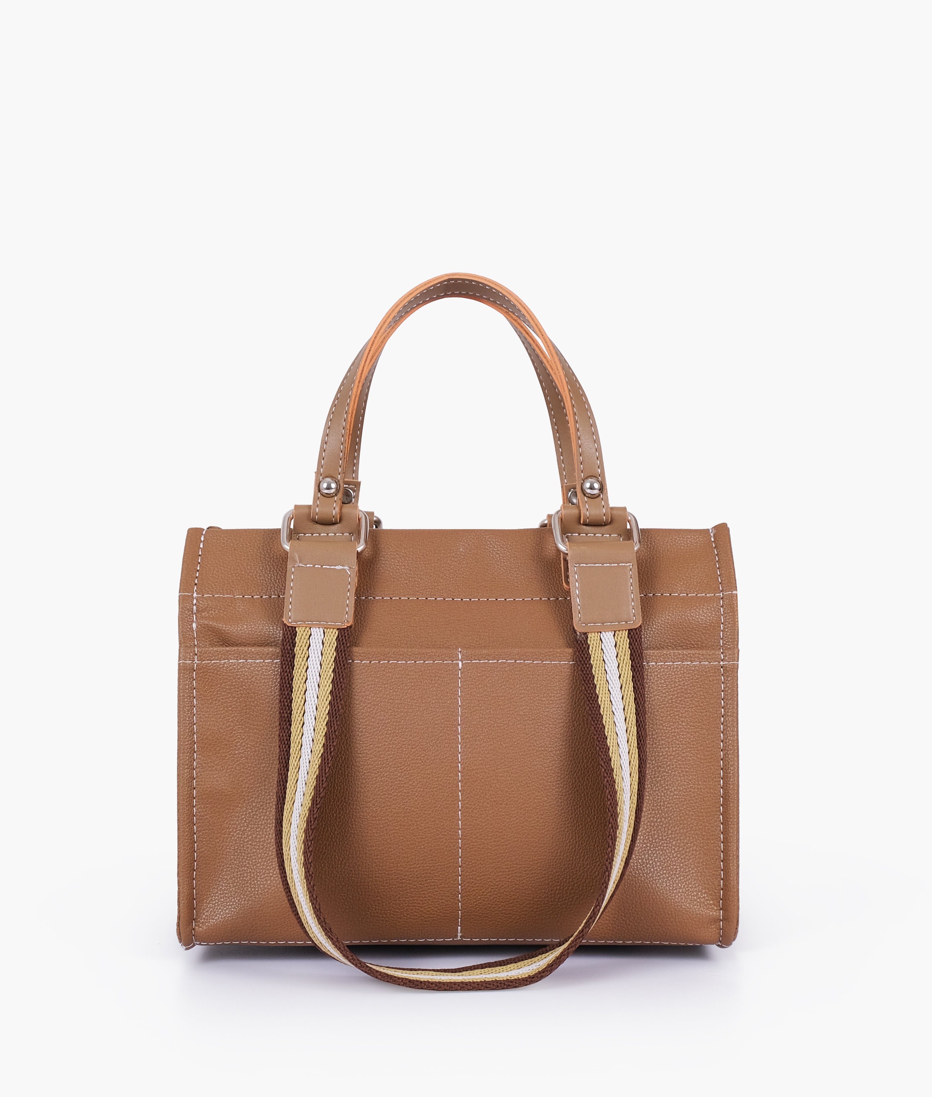 Coffee dual-pocket mini tote bag