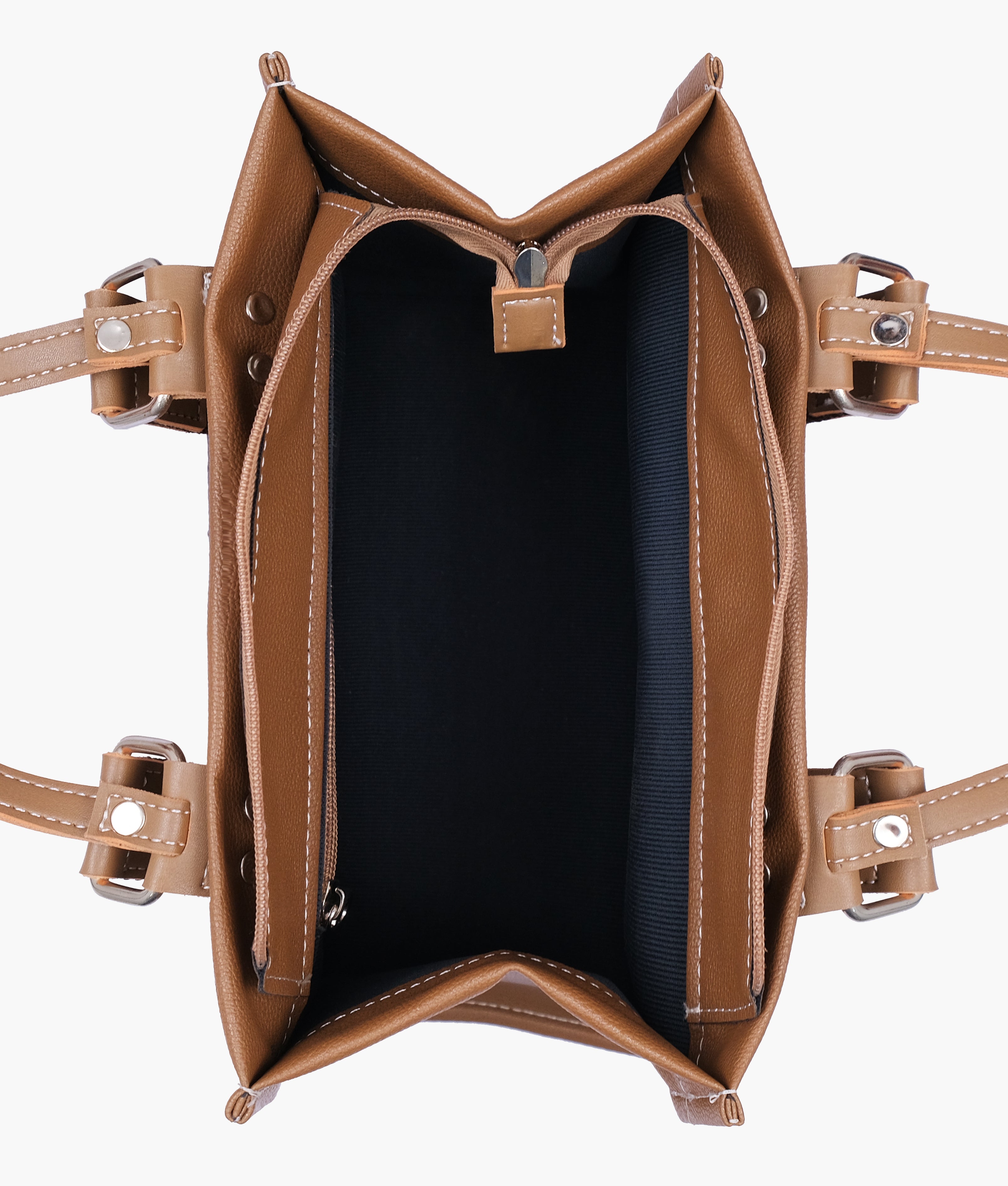 Coffee dual-pocket mini tote bag
