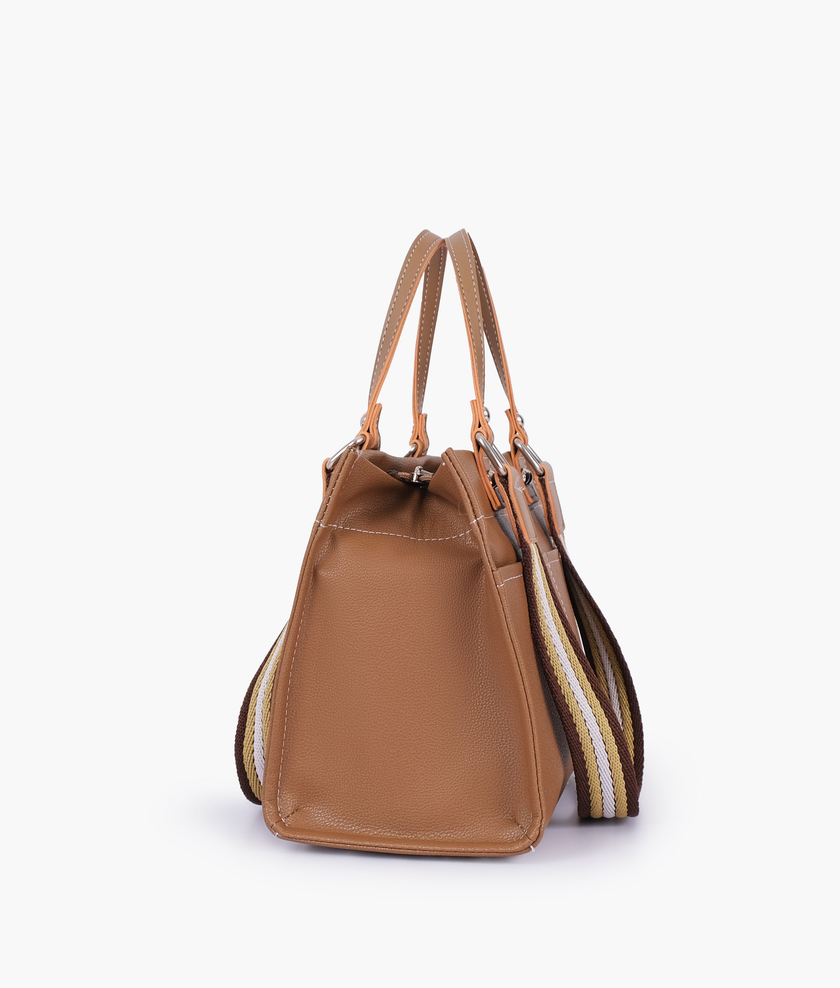 Coffee dual-pocket mini tote bag