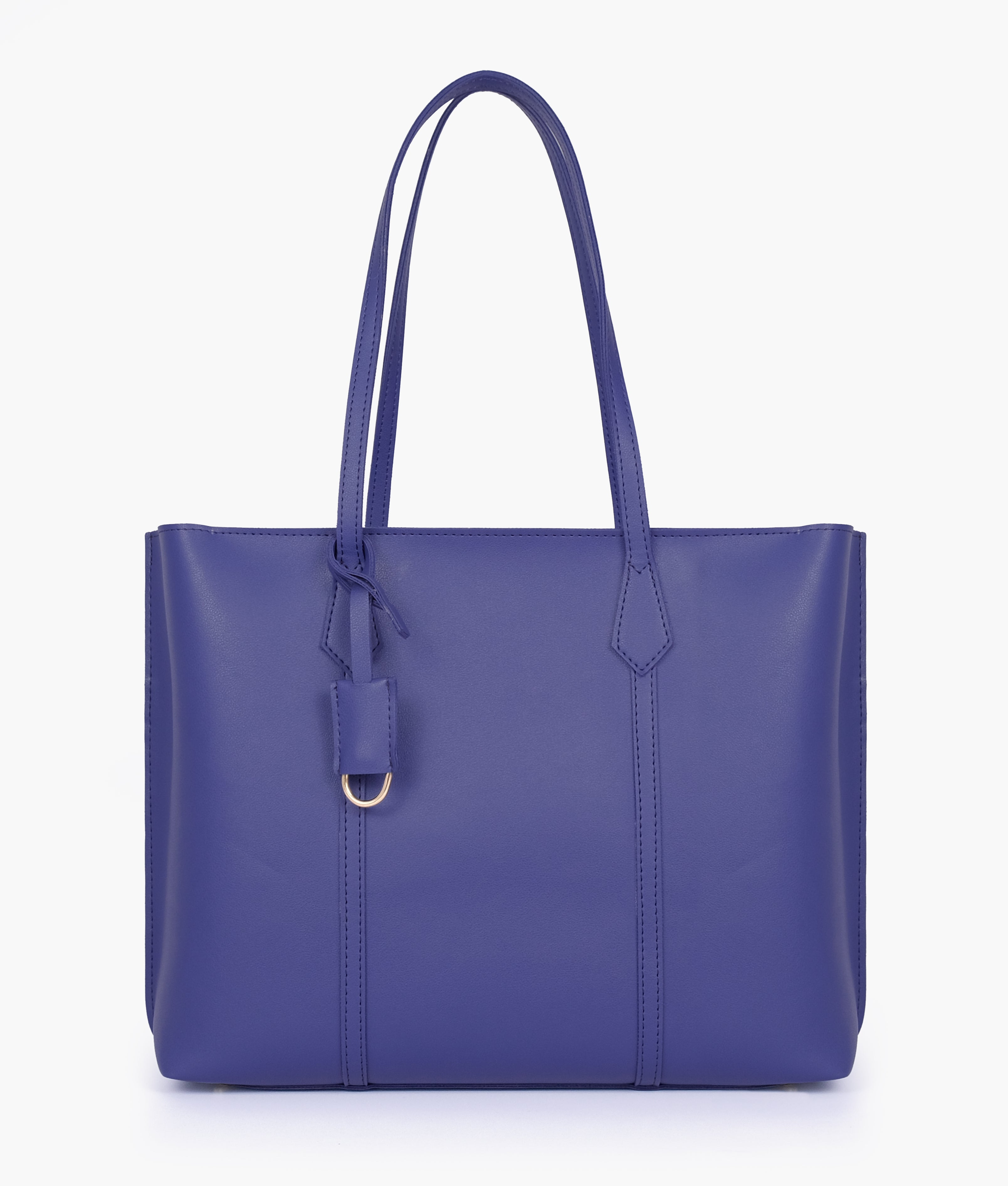 Dark blue luxe everyday tote