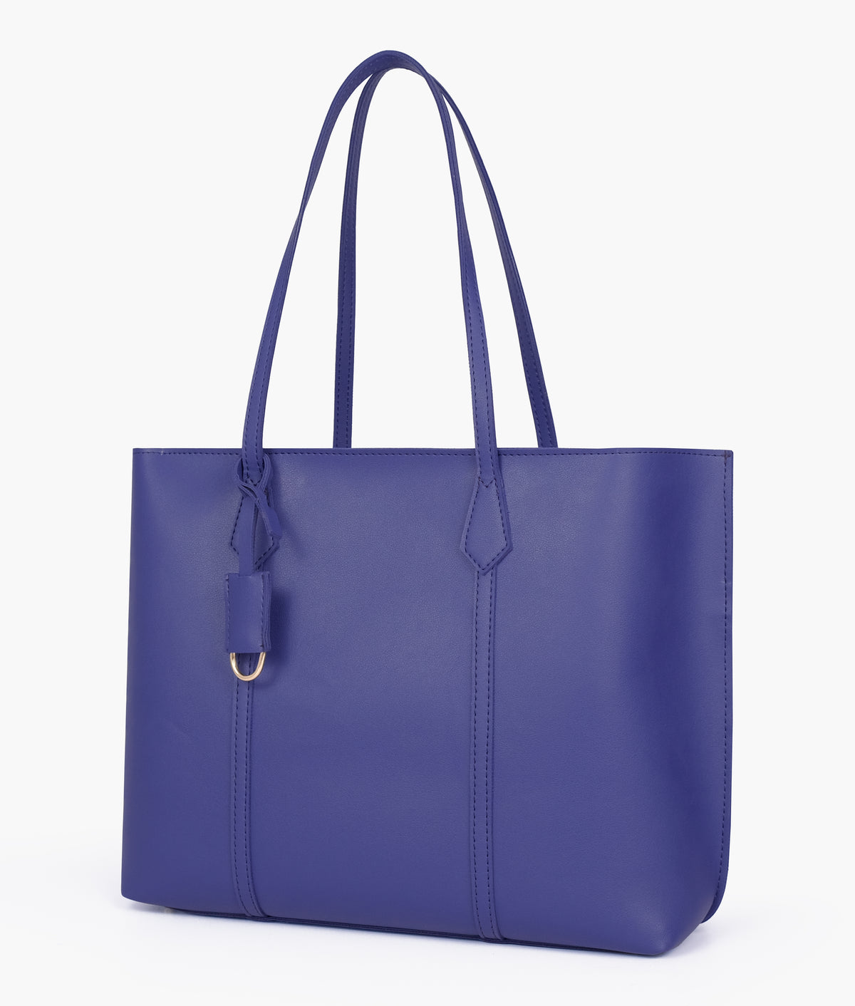 Dark blue luxe everyday tote