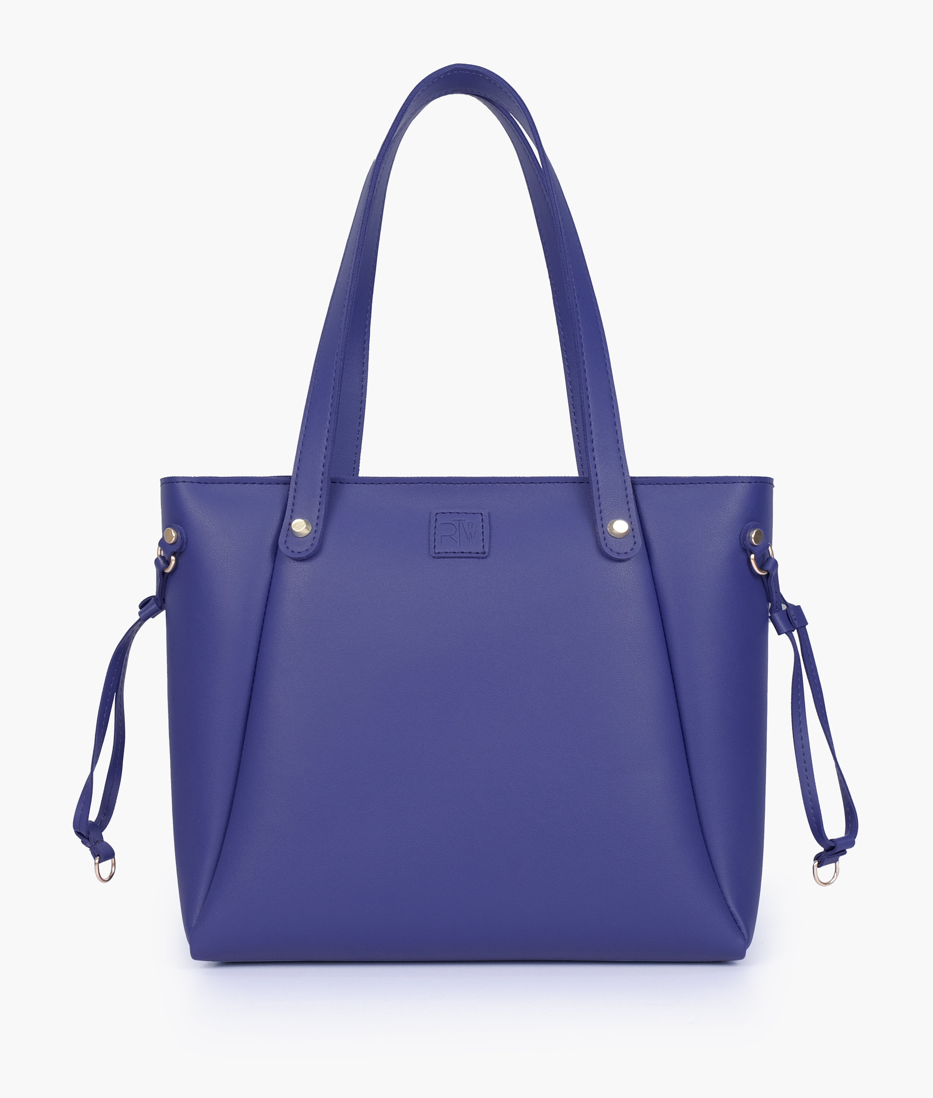 Dark blue minimalist tote