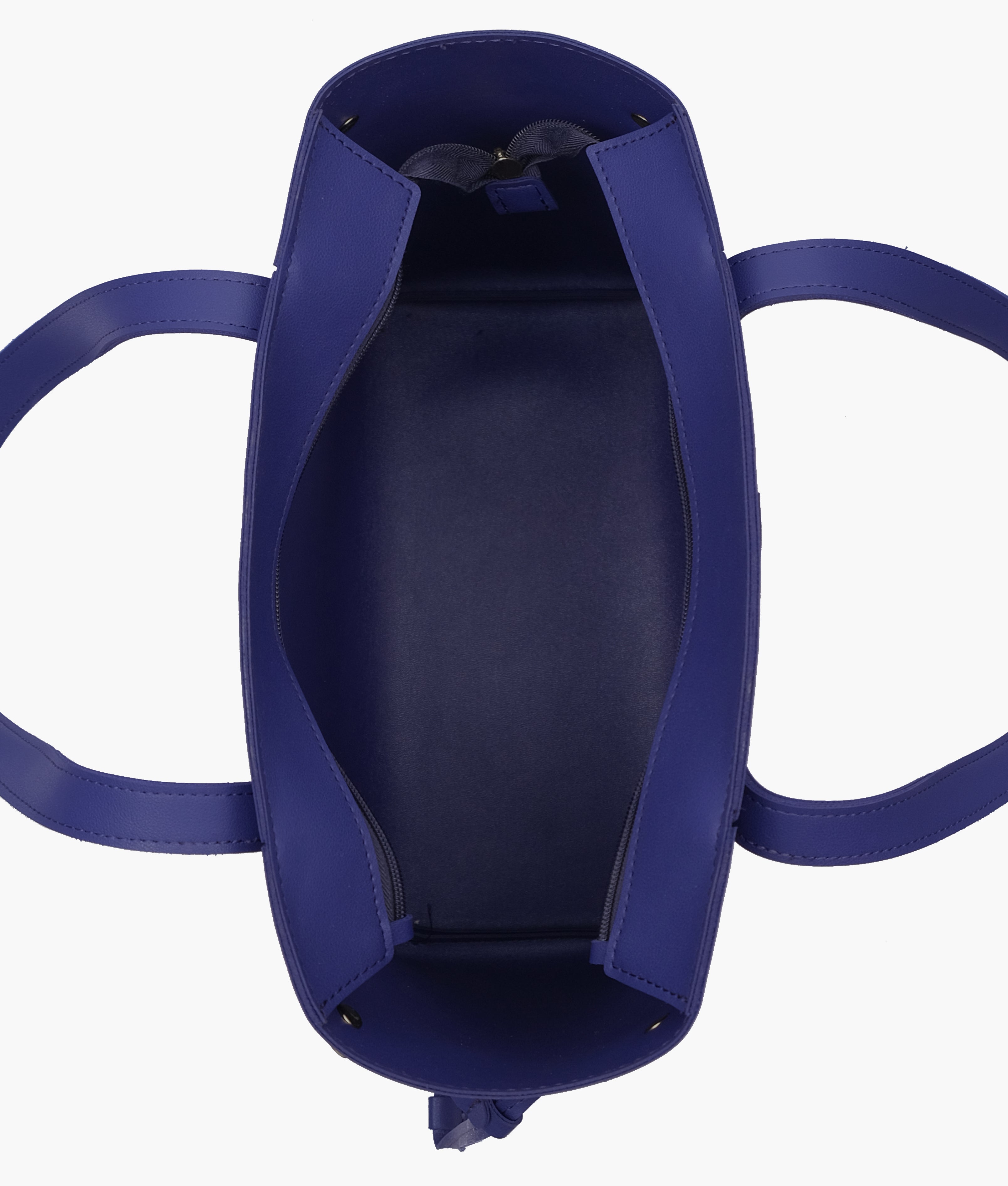 Dark blue minimalist tote