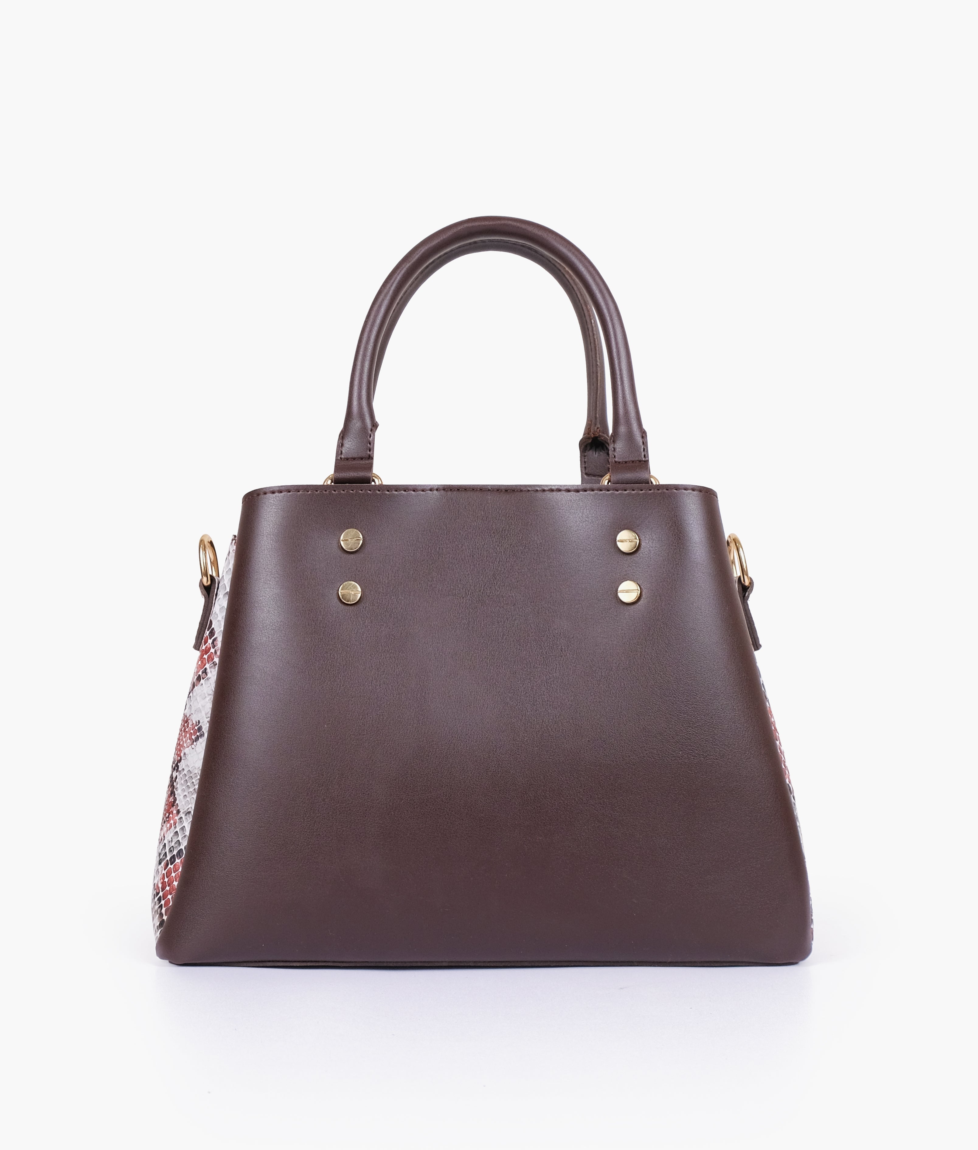 Dark brown the daily tote bag