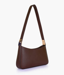 Dark brown small shoulder bag