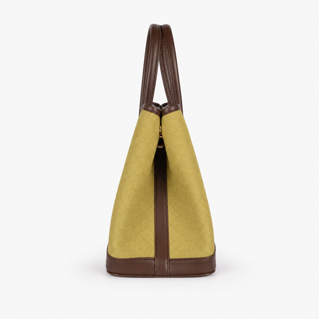 Olive cane tote