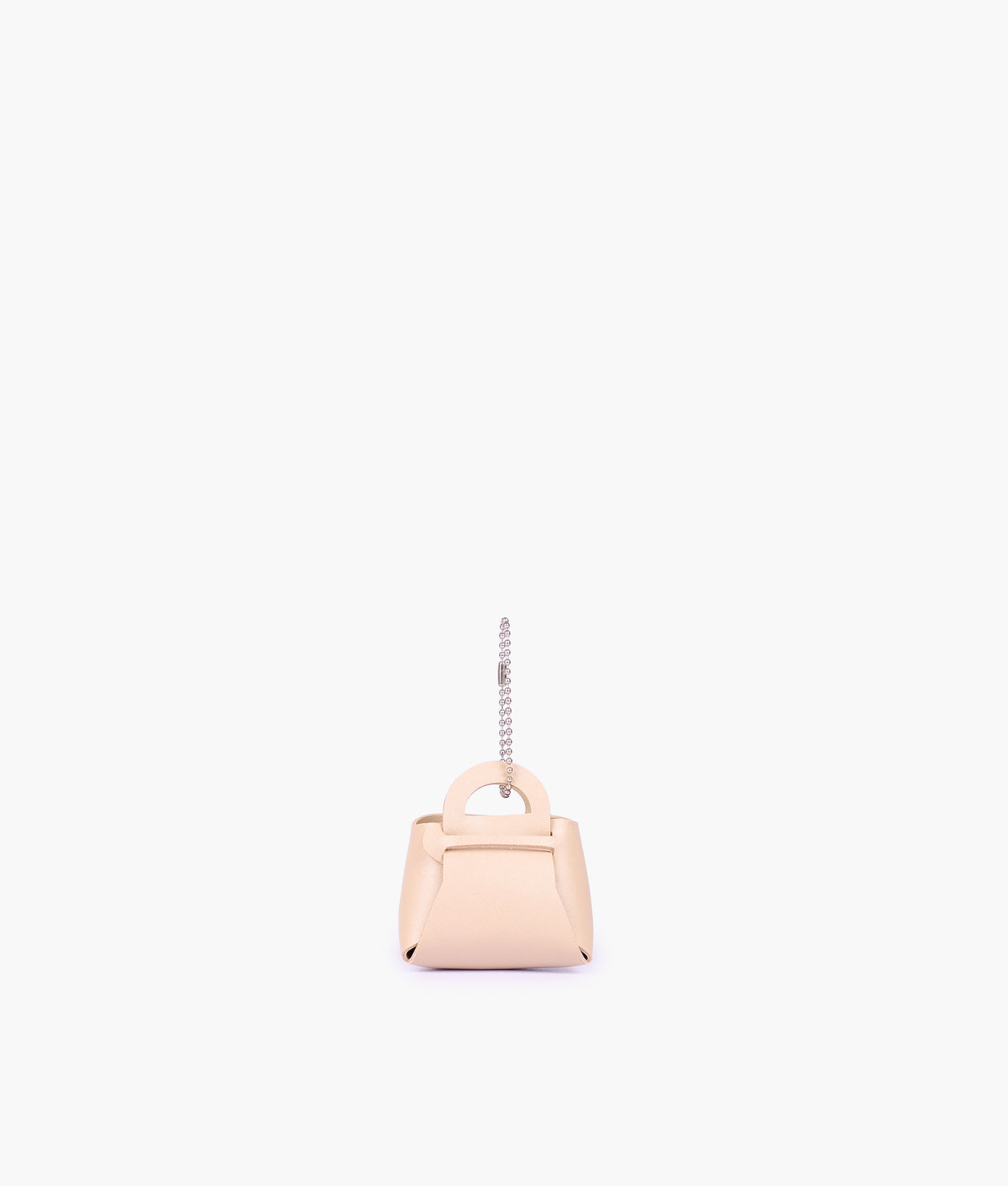 Off-white earbud pouch