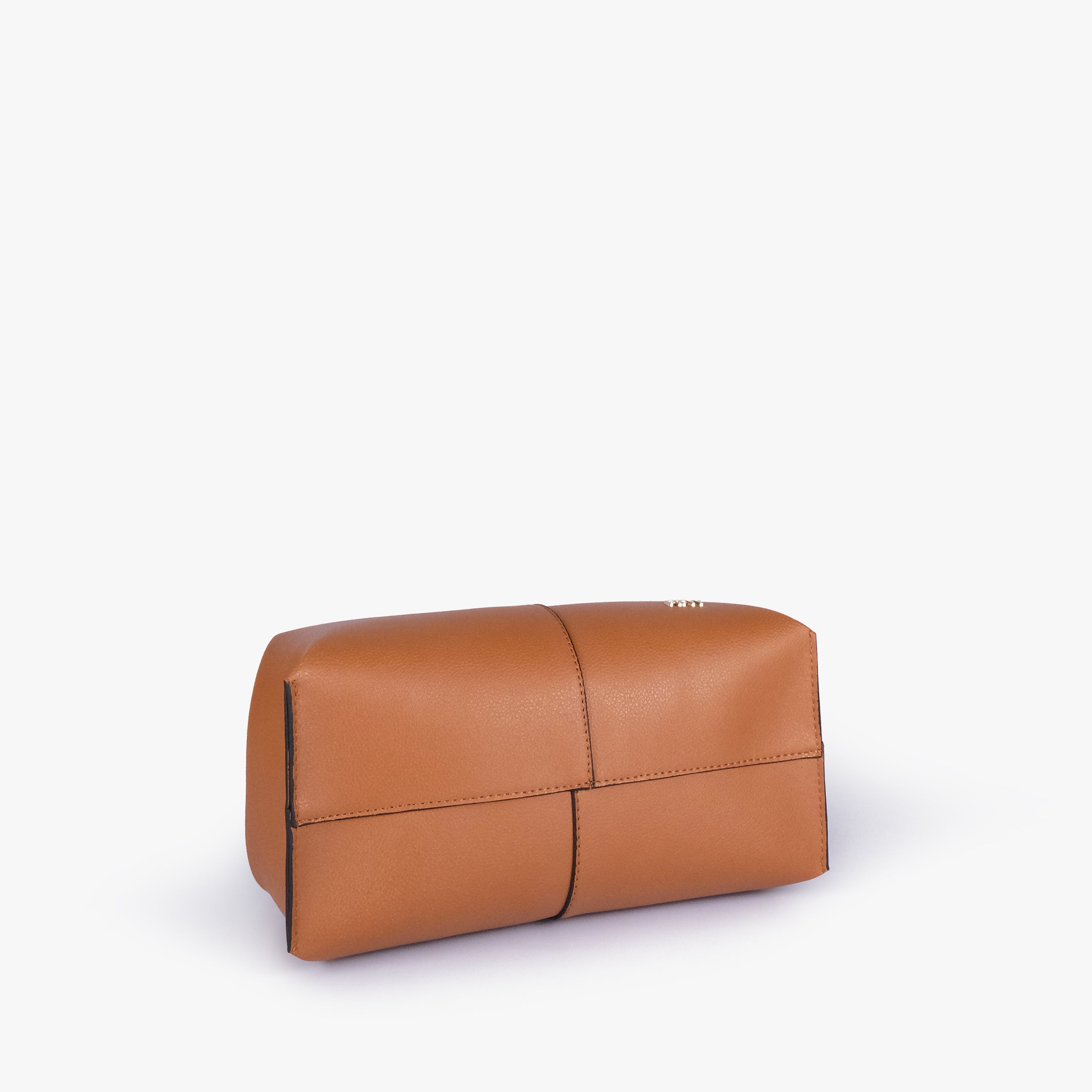 Base of Tan draped mini tote