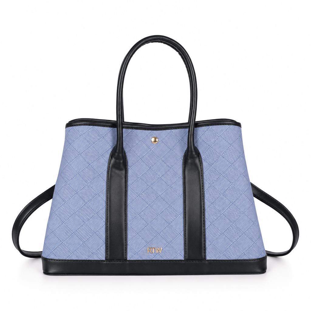 Navy cane tote