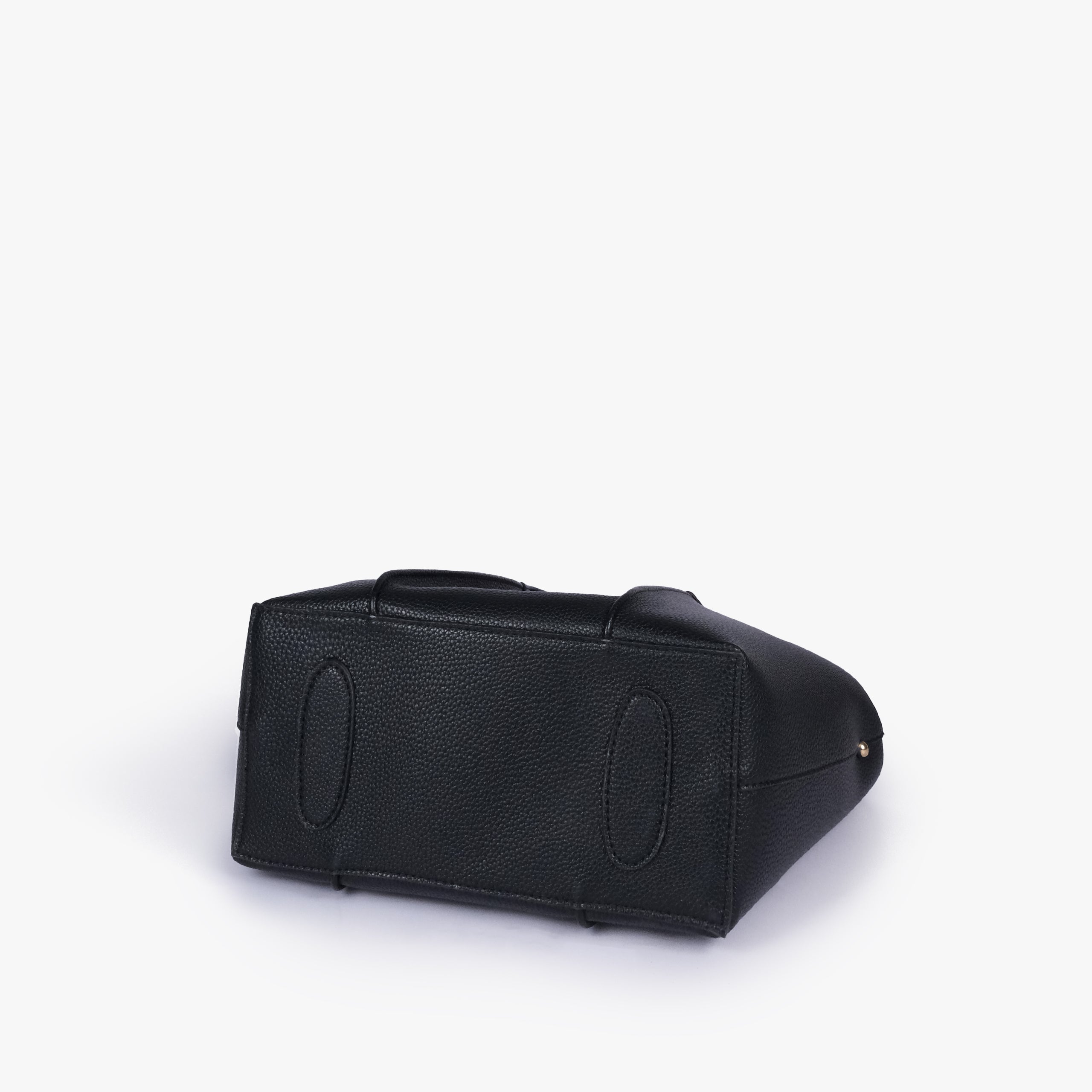 Base of Black scoop mini tote bag