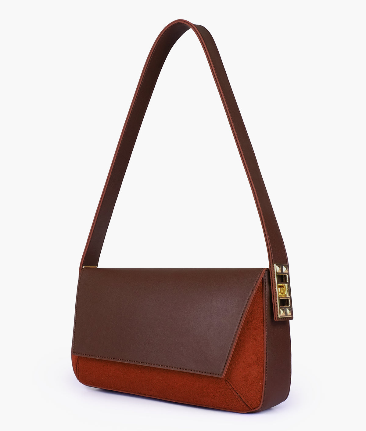 Dark Brown mini flap bag