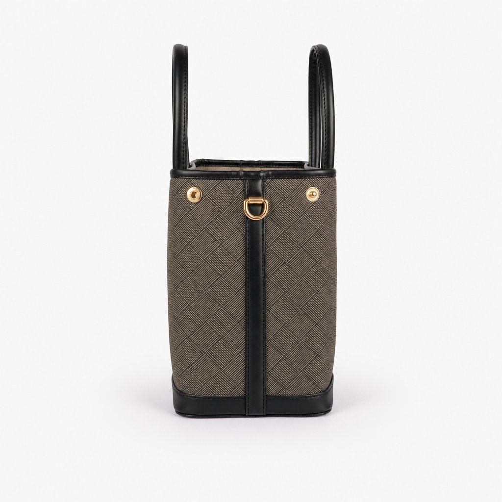 Charcoal cane tote