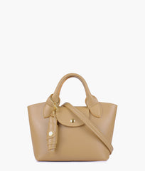 Coffee mini top-handle tote bag