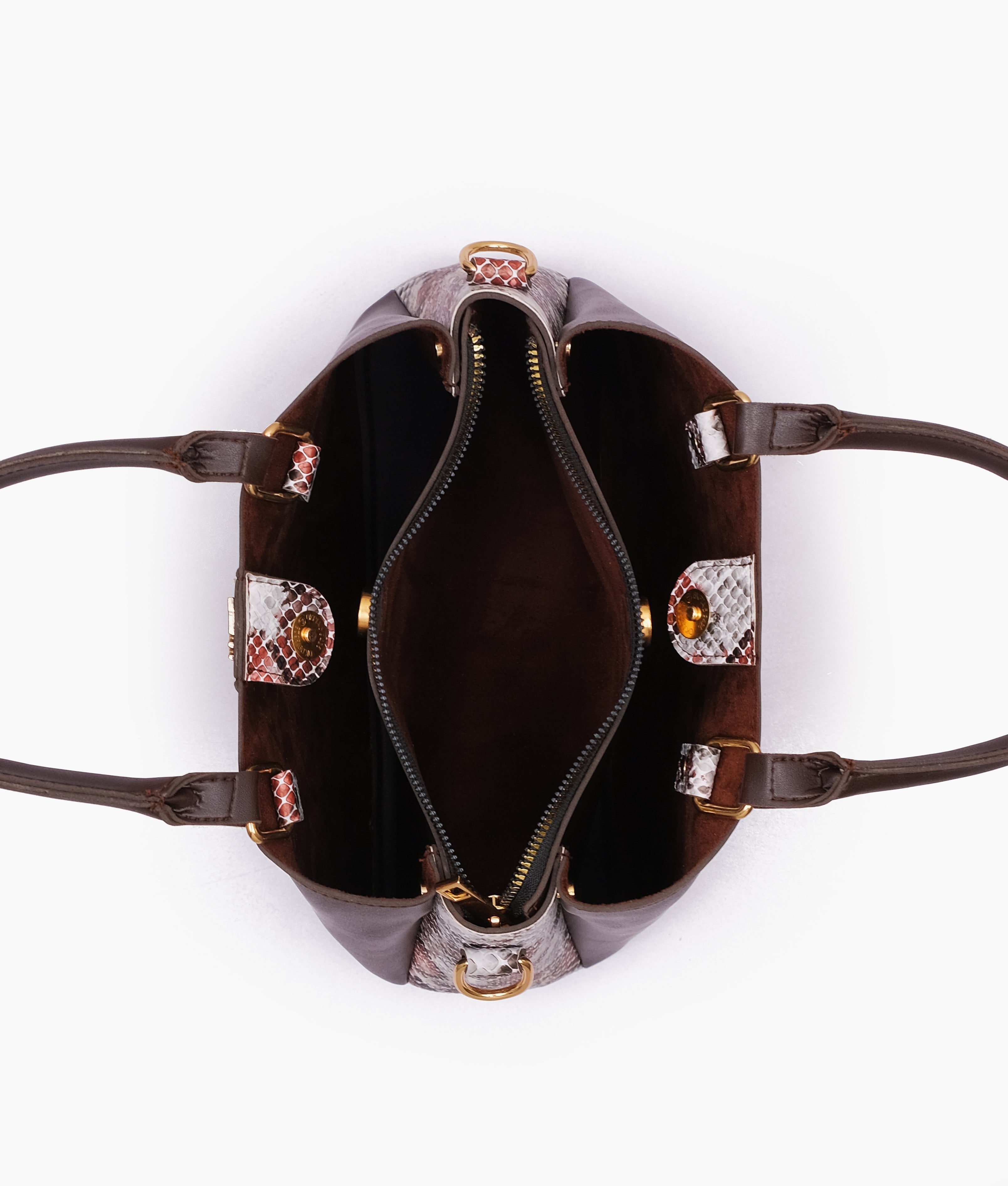 Dark brown the daily tote bag