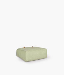 Army green quilted mini tote bag