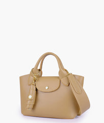 Coffee mini top-handle tote bag