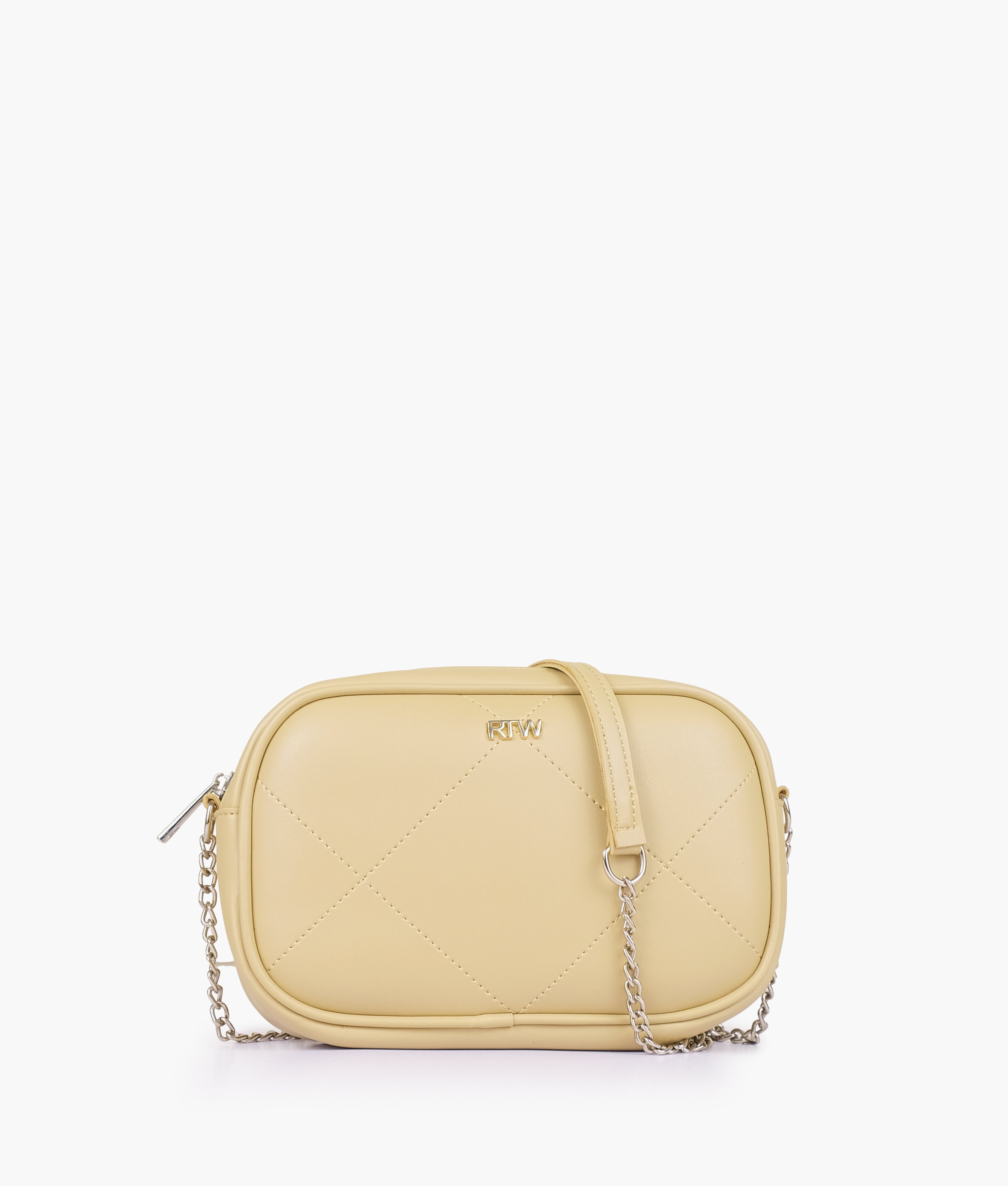 Off-white mini quilted camera bag